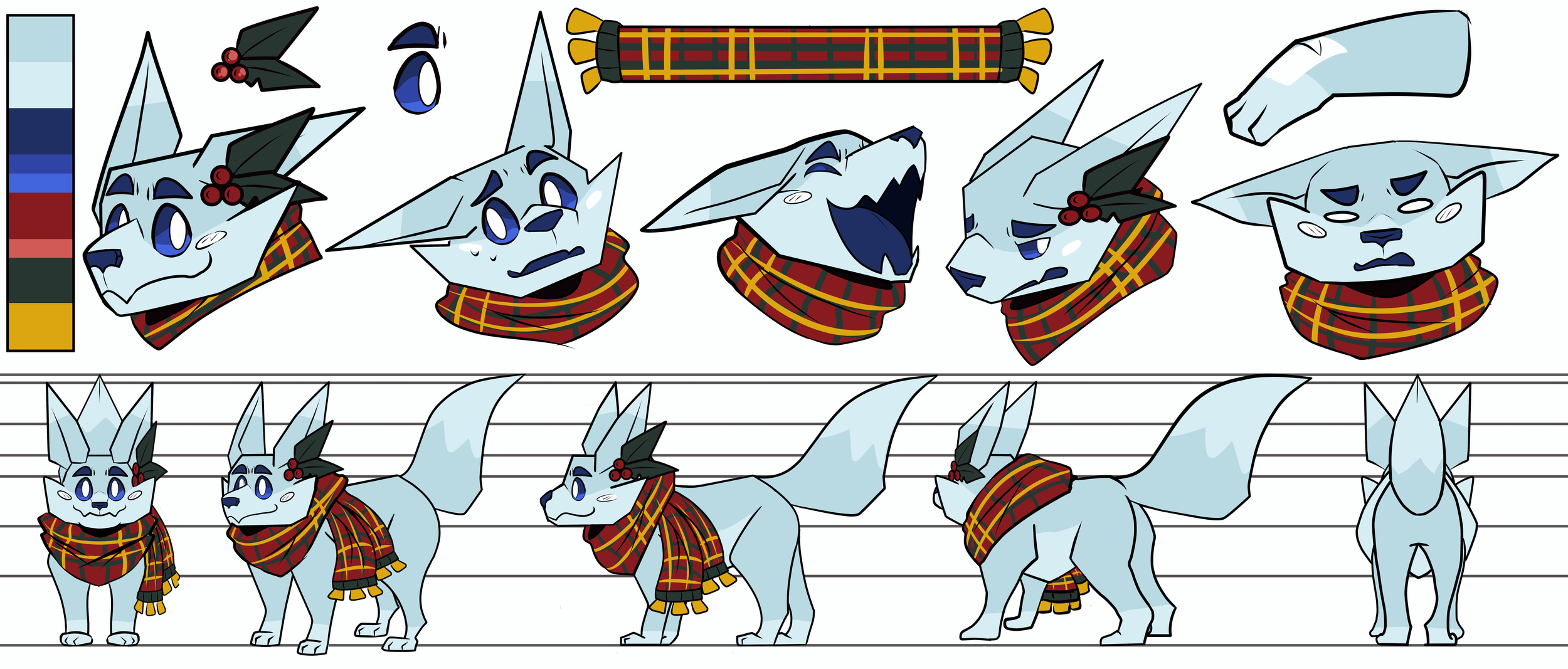 Frosty character sheet from "Warm & Cozy Together"