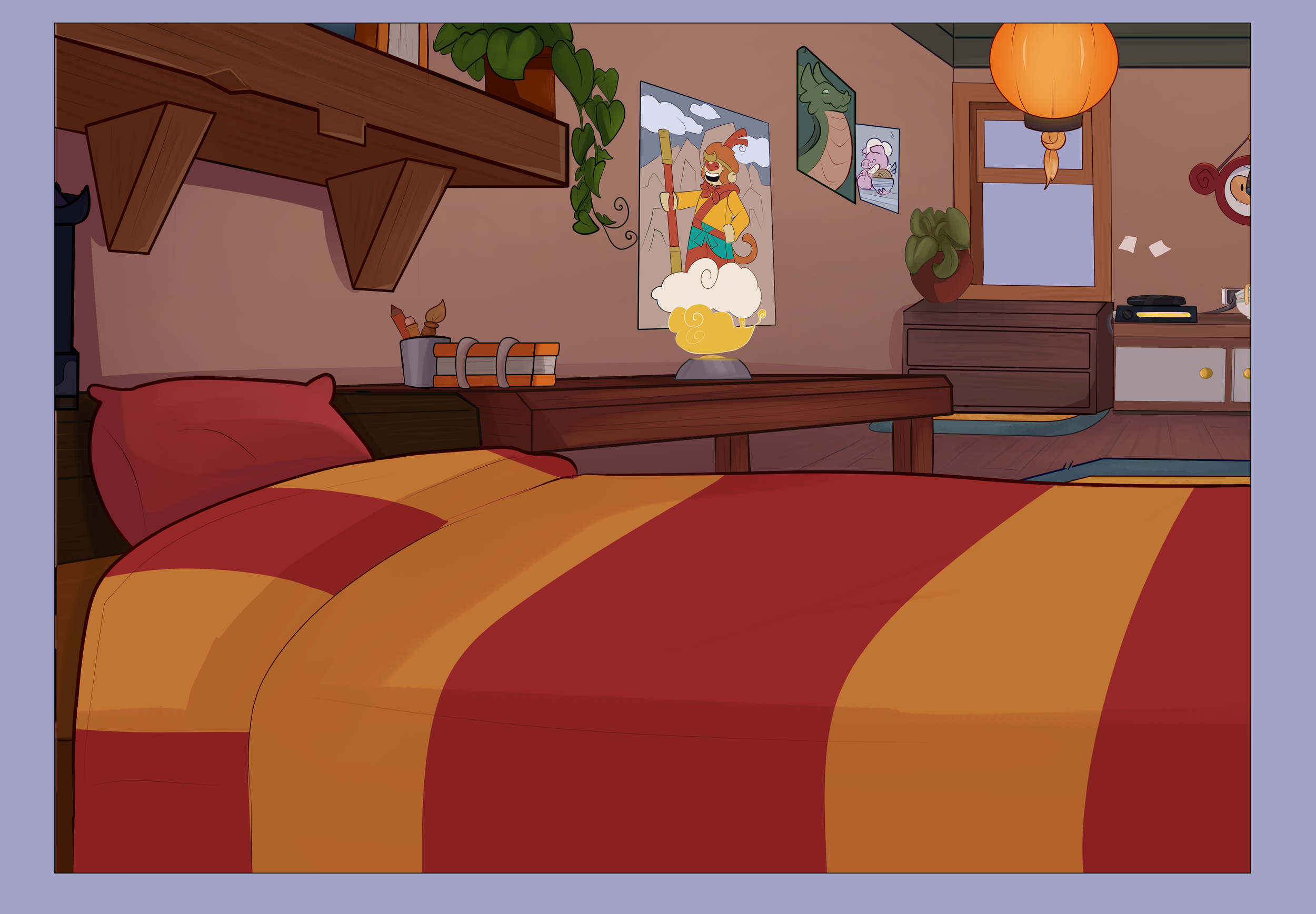 Monkie kid Mk Bedroom