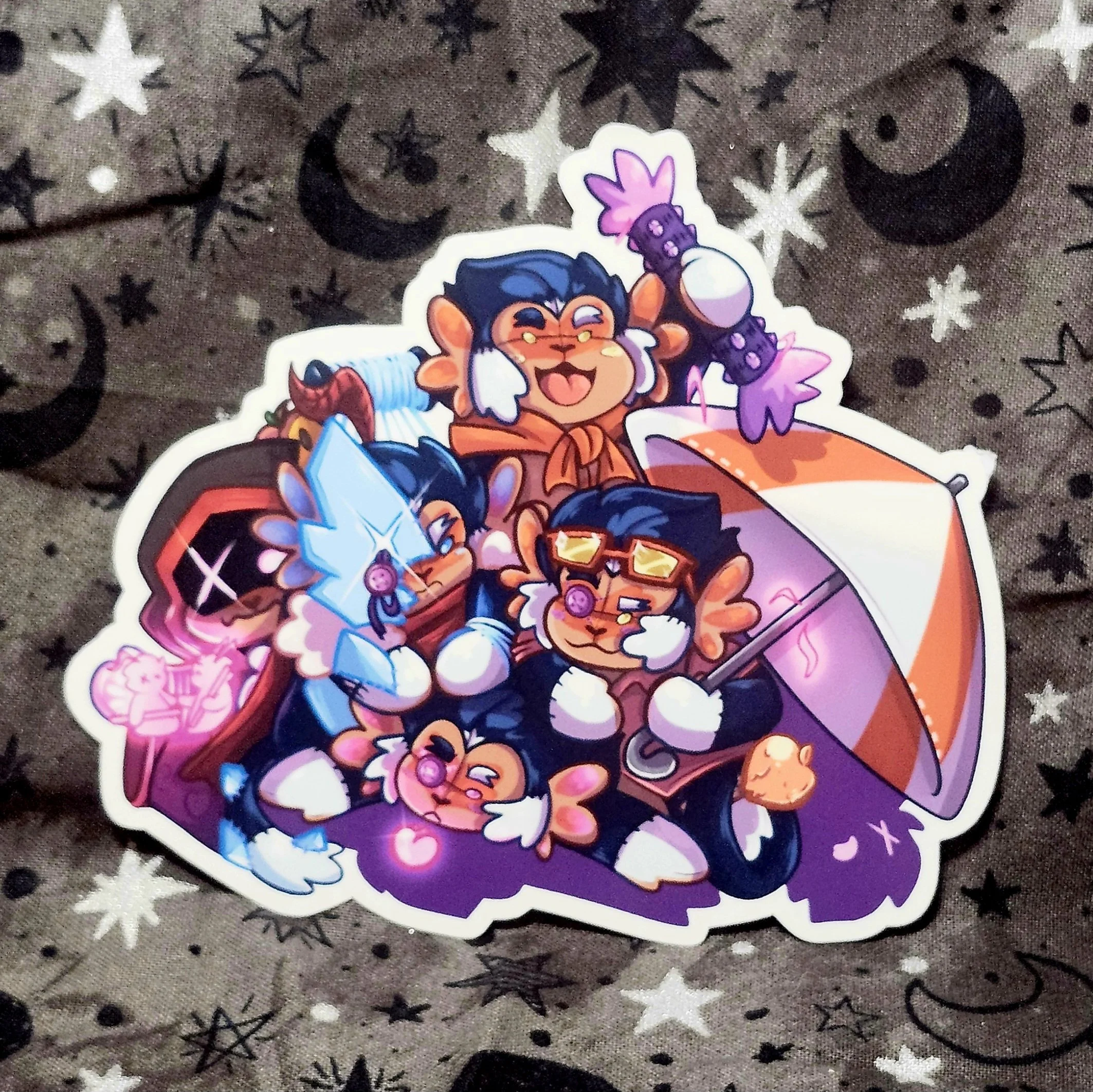 Macaque Stuffie Vol 2 Stickerpack