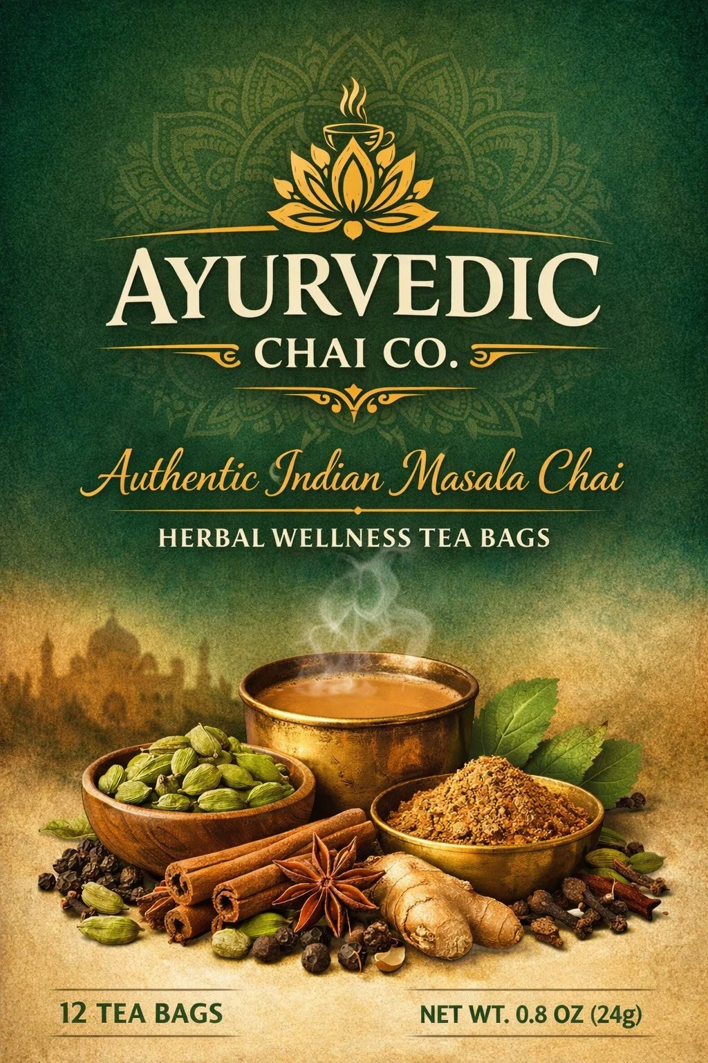 Masala Chai Patti (12 Tea Bags)