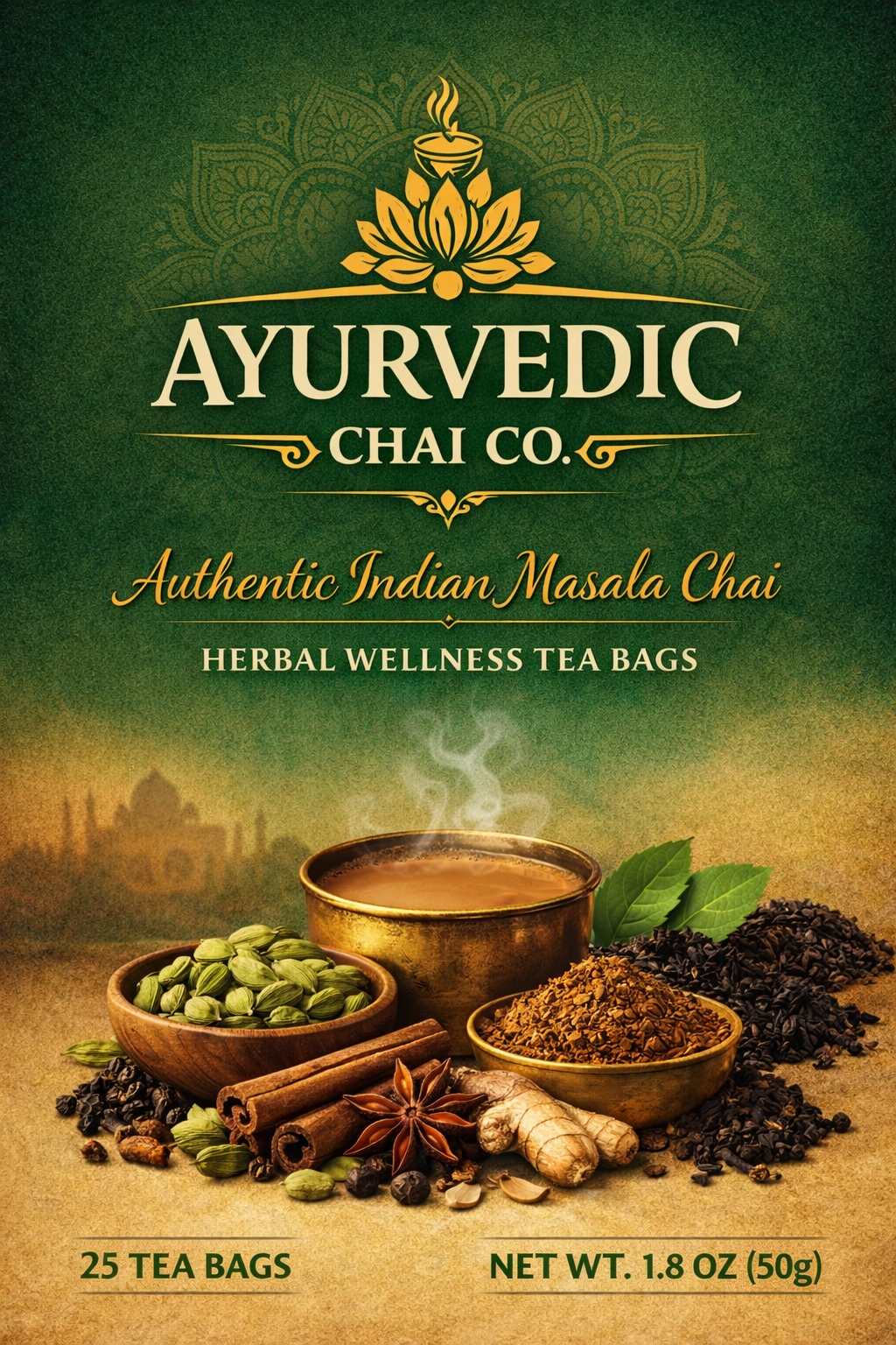 Masala Chai Patti (25 Tea Bags)