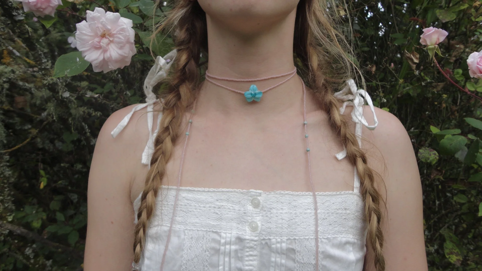 Maika - Orchid Wrap Necklace