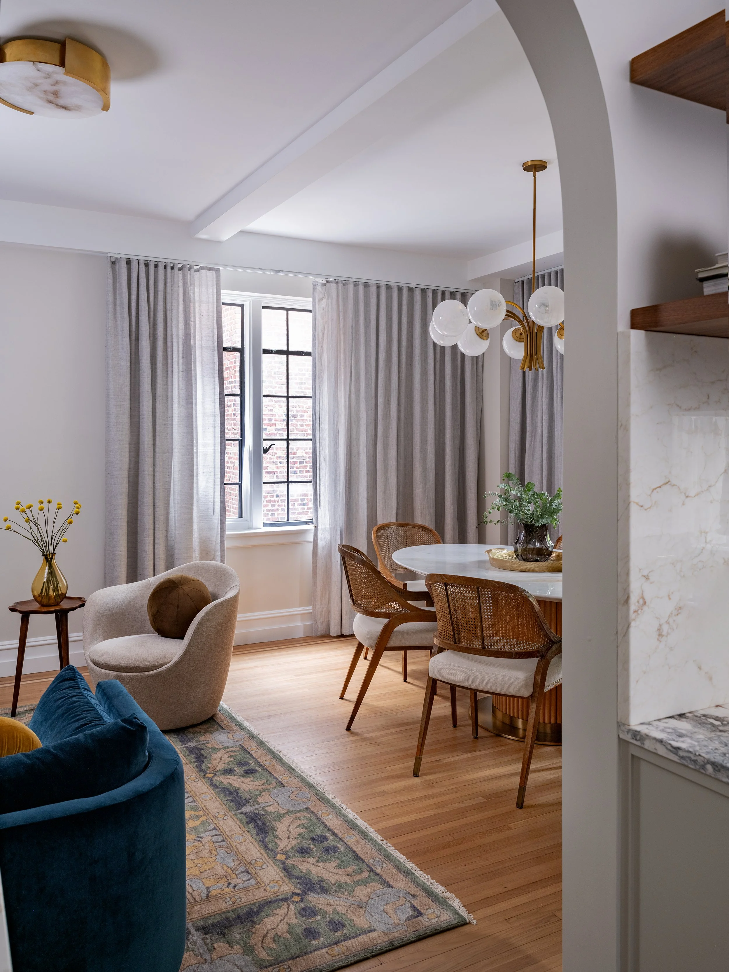 Forest Hills Apartment Renovation | Dining Room 