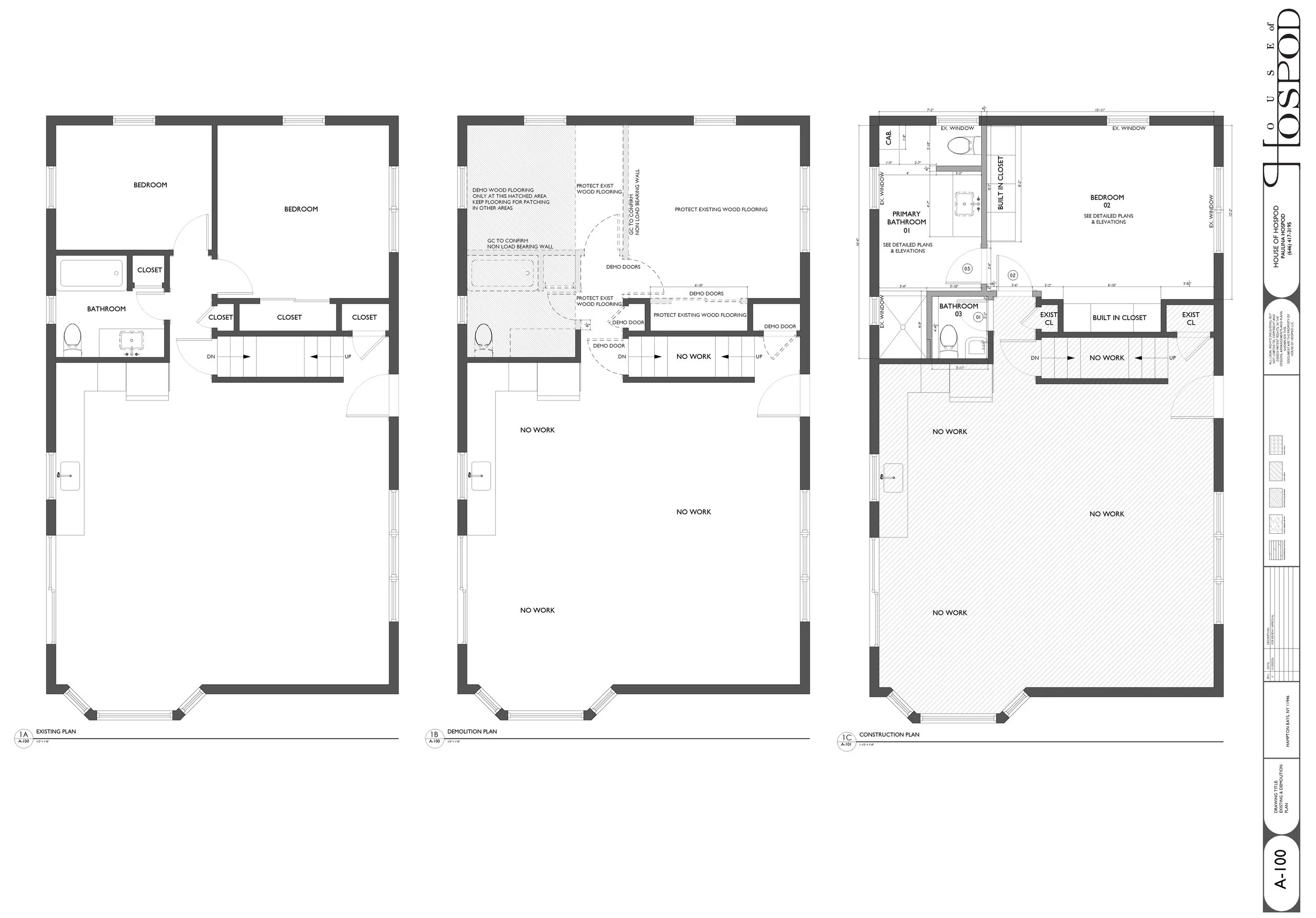 Hampton Bays Primary Suite Interior Design | Design Plans