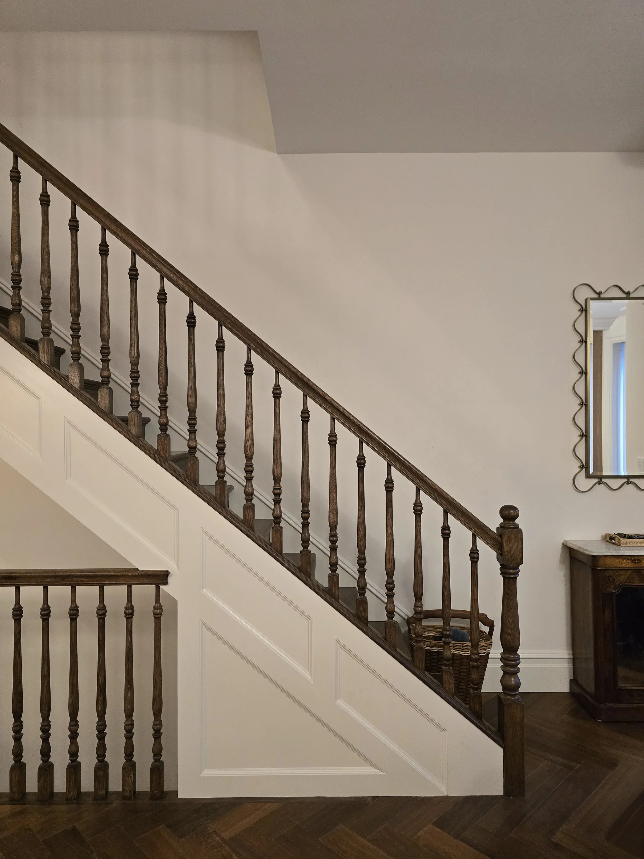 Park Slope Brooklyn Townhouse Renovation | Staircase Parlor Floor