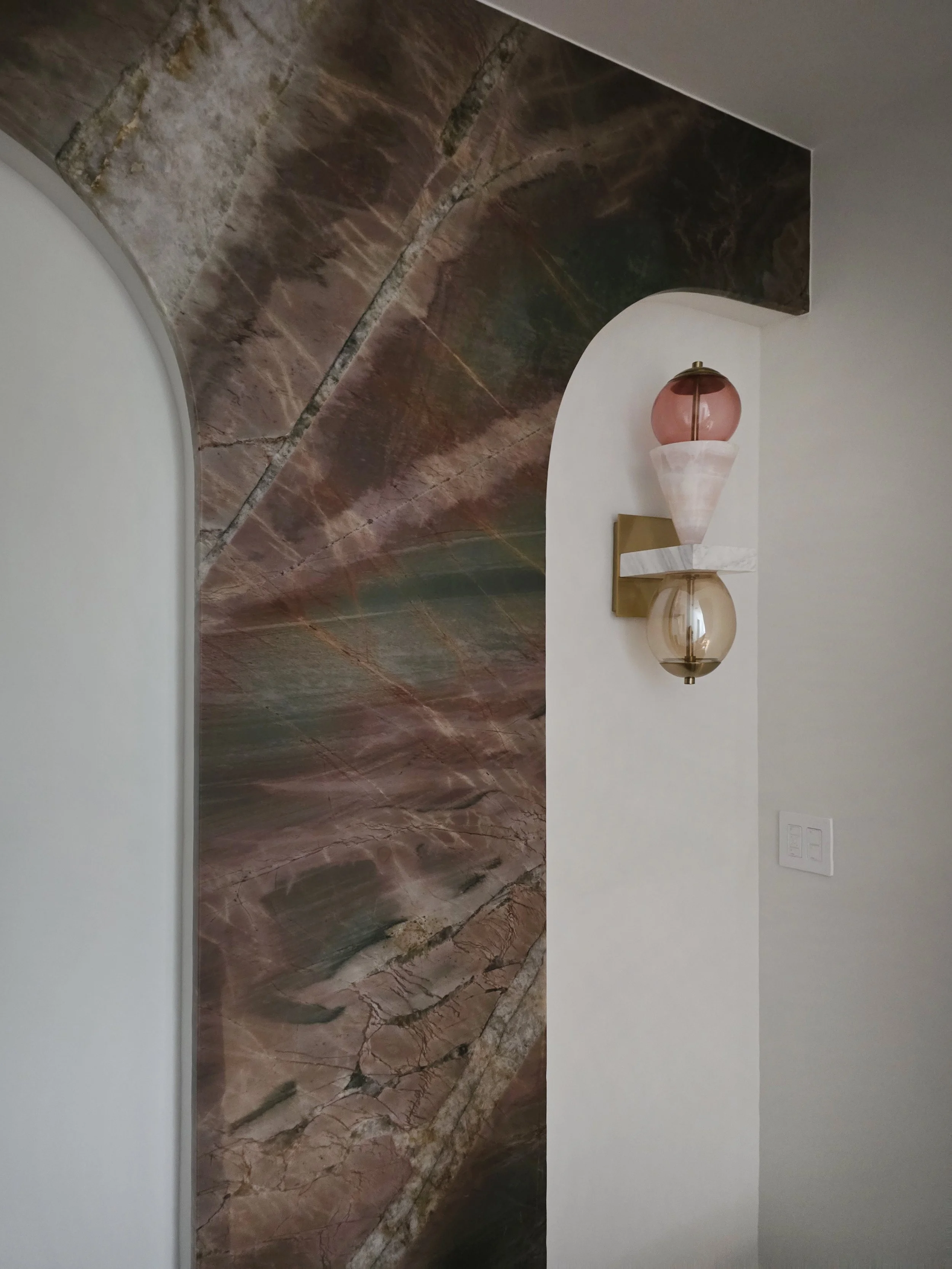 Park Slope Brooklyn Townhouse Renovation | Stonework & Lighting details