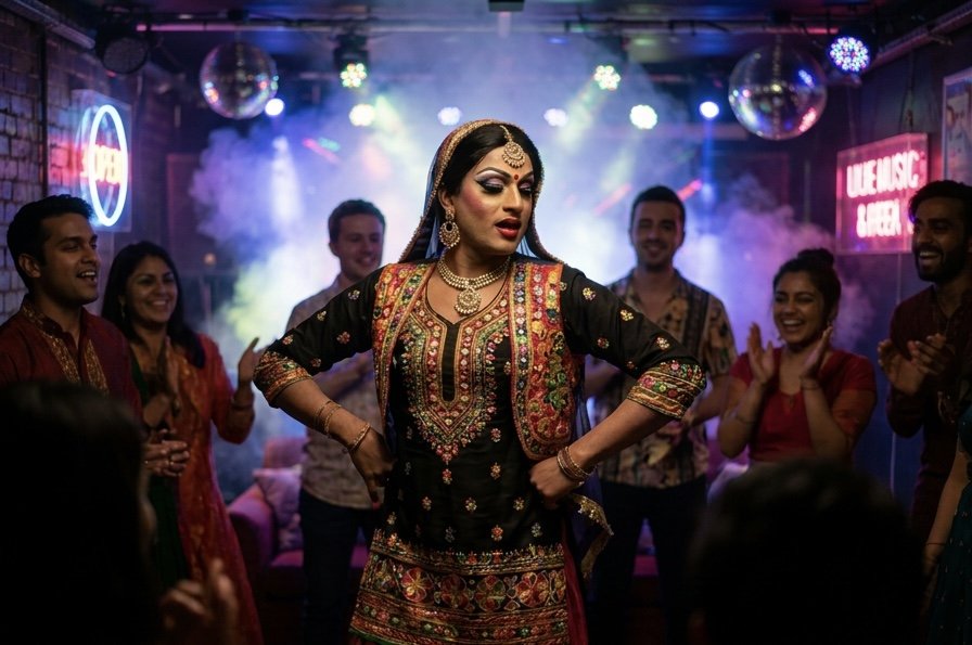 A Queer Night of Bhangra, Drag, and Hidden Love