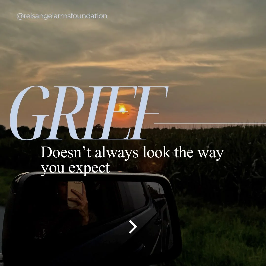 Because grief can be hard to spot. 

We&rsquo;re here for you. We see you. Even when it feels like no one else does. 

#reisangelarmsfoundation #grief #support #hope