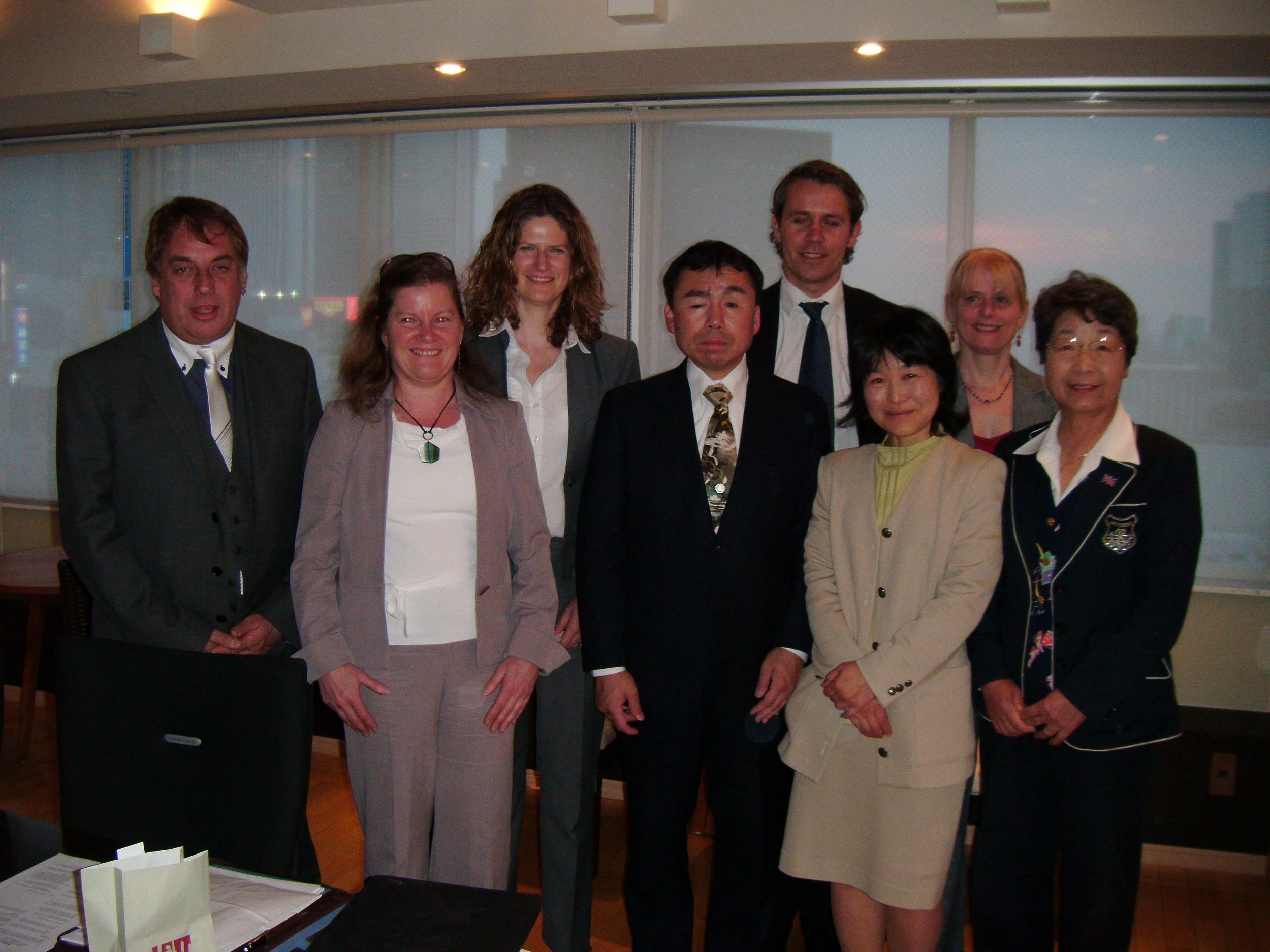 UK delegation visiting Tokyo in 2007. Photo courtesy of Ayako Matsui