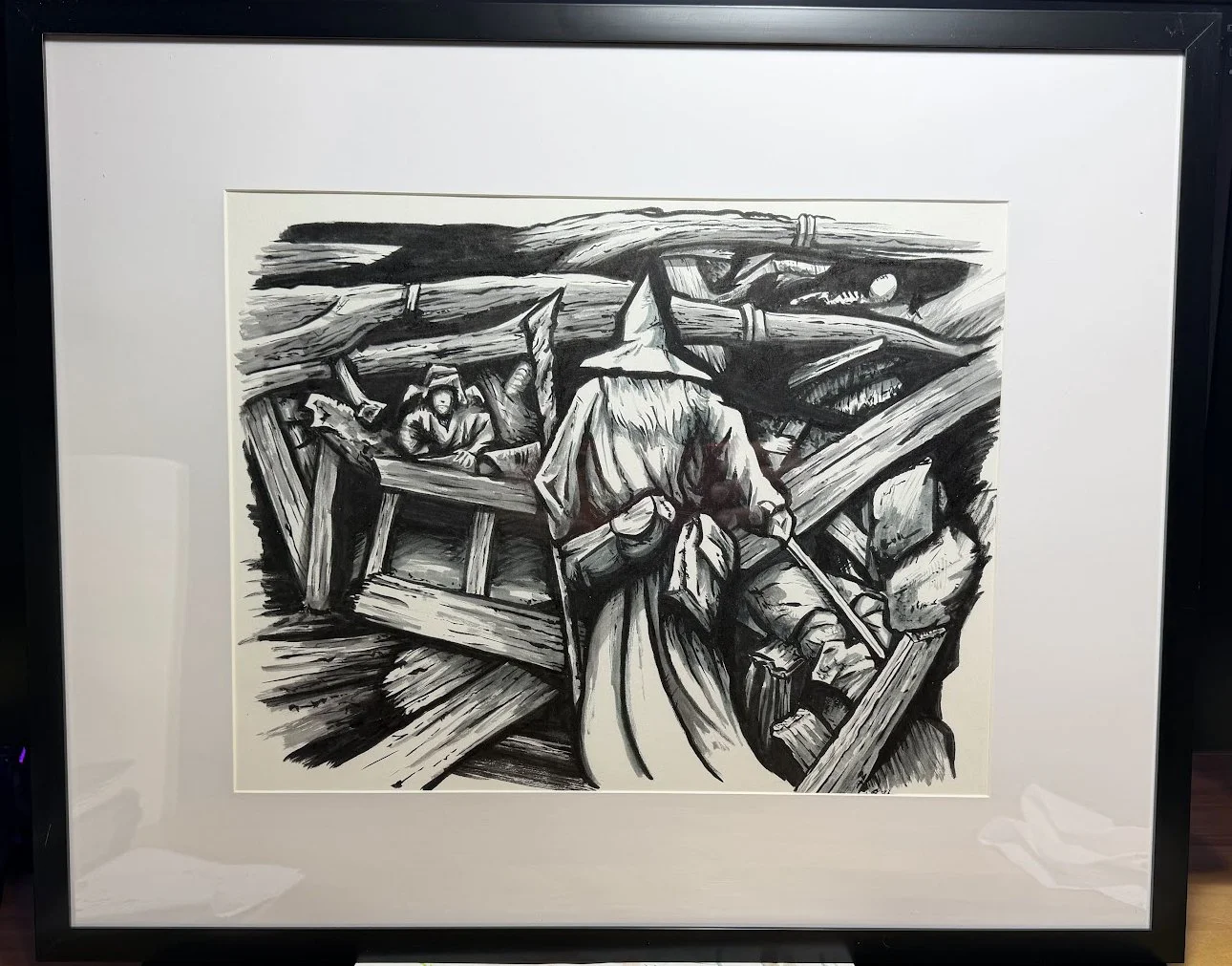 Gandalf in the goblin caves