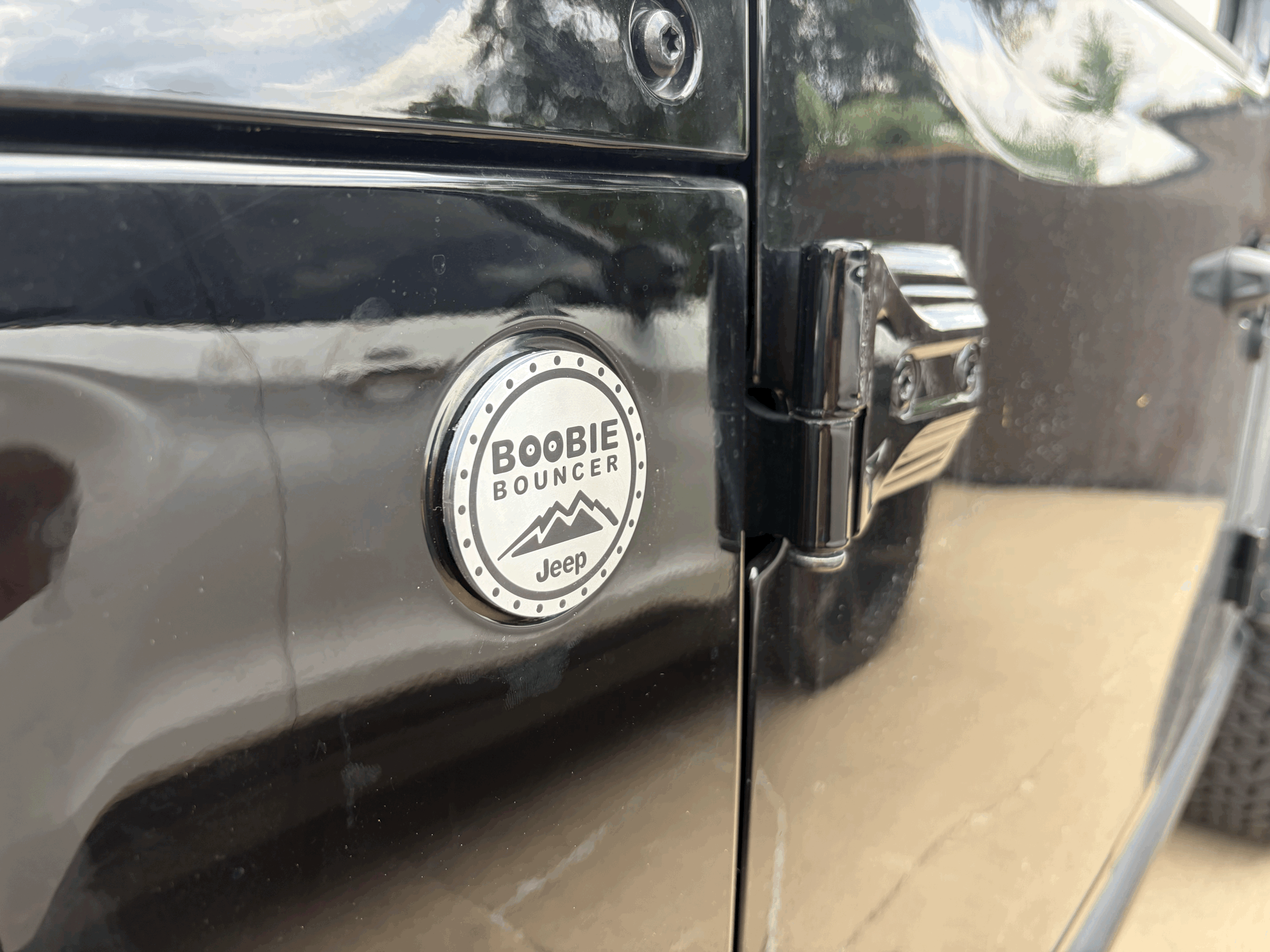 Billet Jeep Roundel | "BOOBIE BOUNCER"-elswick 1