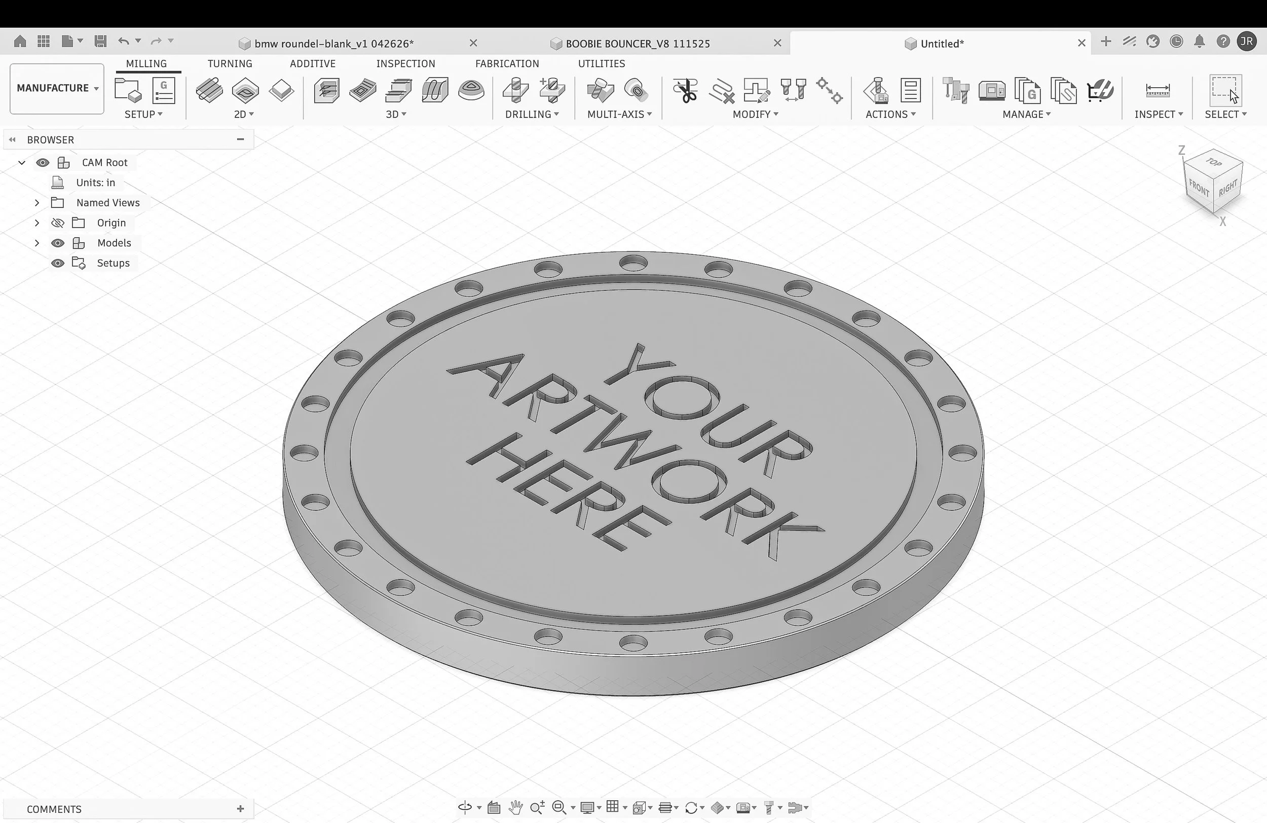 Jeep Replacement Billet Roundel-Emblem - Customizable