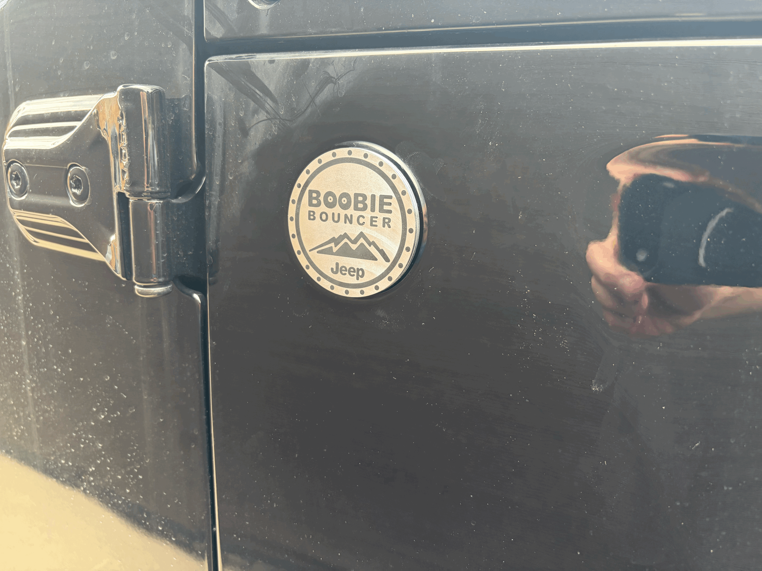 Billet Jeep Roundel | "BOOBIE BOUNCER"-elswick 2