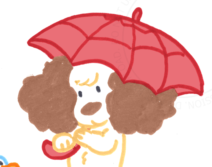 red umbrella