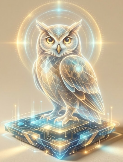 image of a digital owl representing the Hg3x tutor program