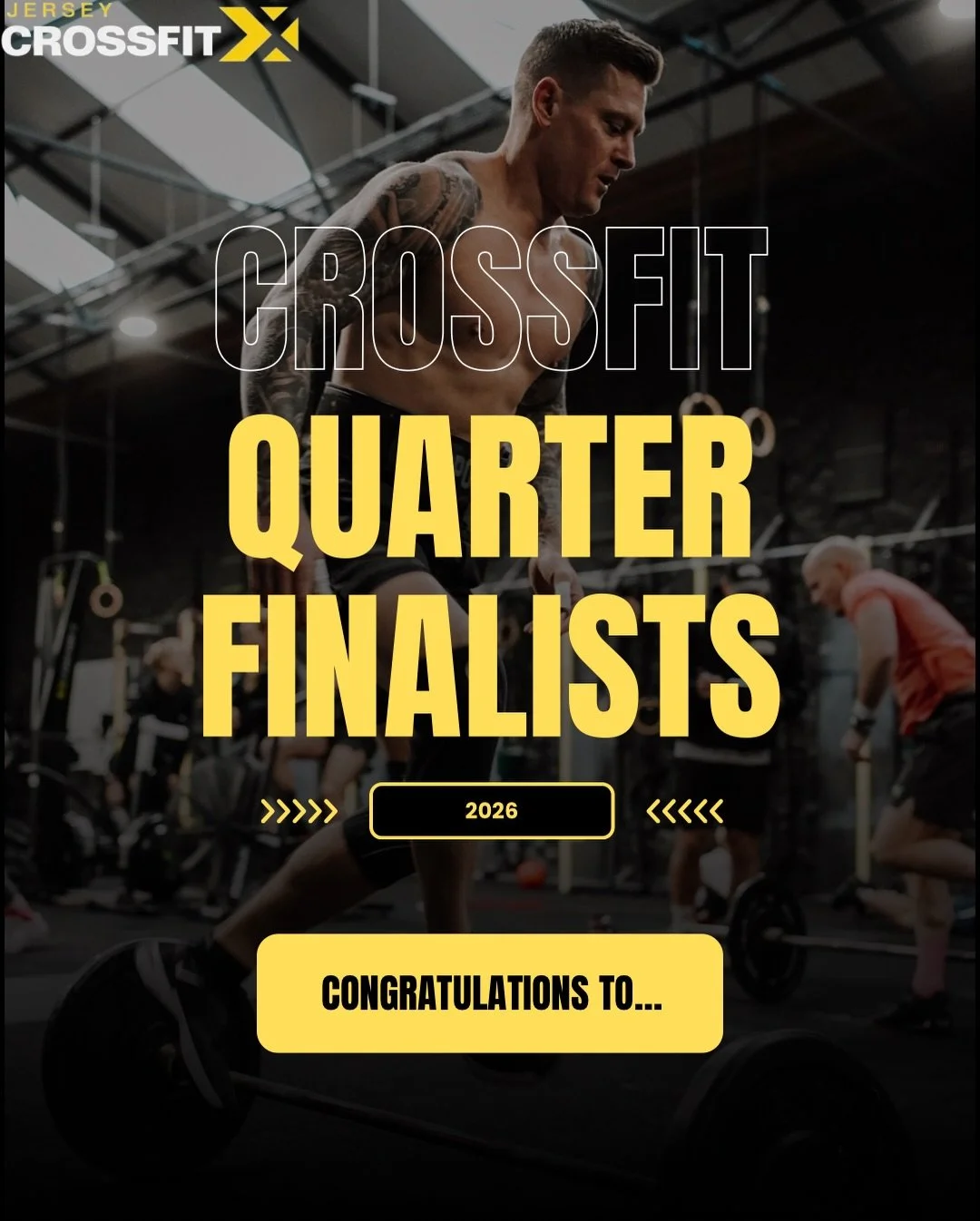 Big congrats to everyone who qualified from Jersey CrossFit! 👏🏻

For those who don&rsquo;t follow it, athletes move from the Open &rarr; Quarterfinals &rarr; Semifinals &rarr; and then fight for a spot at the CrossFit Games.

Quarterfinals kicks of