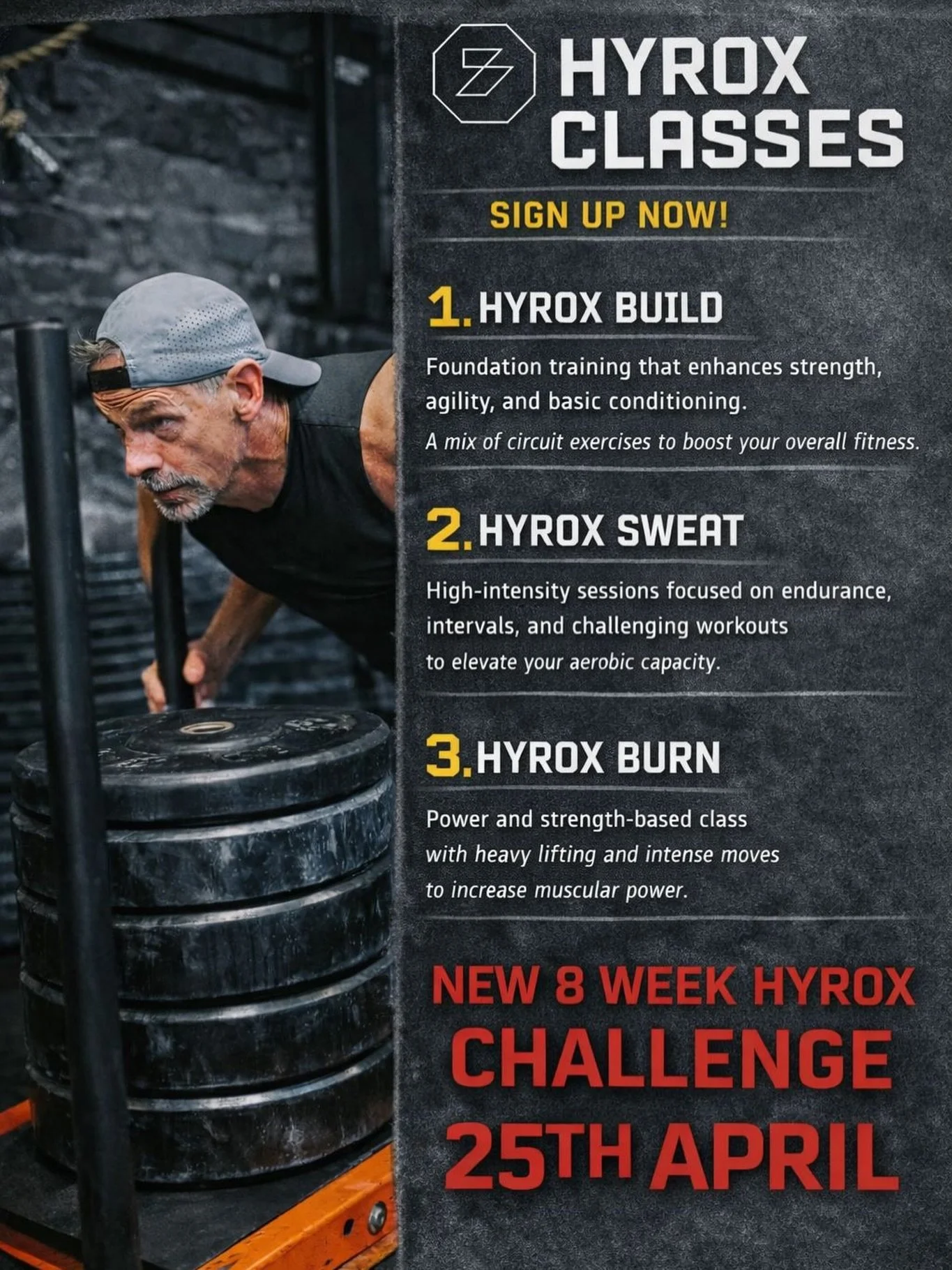 🙌 Hello Jersey CrossFit Community,

👉 As you know, we are a HYROX Training Club &mdash; and we&rsquo;re excited to launch our new 8 Week HYROX Challenge starting 25th April.

🙌 This challenge is designed to help you build strength, fitness and con