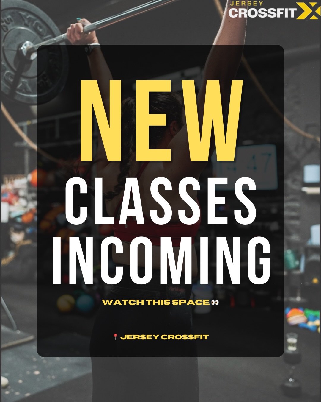 New classes are landing at Jersey CrossFit! 🔥

Fresh sessions, new energy, and a proper shake up to your week. 💪🏻

Keep your eyes peeled for updates and announcements, you won&rsquo;t want to miss it! 🙌🏻

Who&rsquo;s ready? You&rsquo;ll want in.