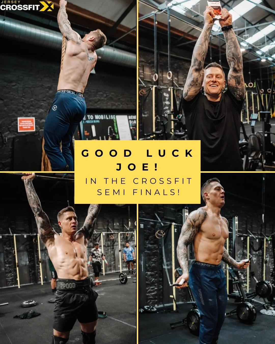 Big weekend incoming! 🔥

Wishing the man himself, Joe Murphy, the best of luck as he heads out to Alabama to throw down at CrossFit Semifinals! 💪

This is where it gets real, a multi-day test against some of the fittest athletes in the world, all f