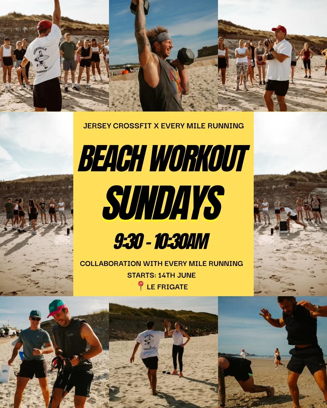 We&rsquo;re turning up the heat this summer 👀🌊🔥

Starting Sunday 14th June, we&rsquo;re taking training to the BEACH for a brand new outdoor class in collaboration with @dancorneliusfit / @everymilerunning 🏃&zwj;♂️💨

Think sea air &amp; serious 