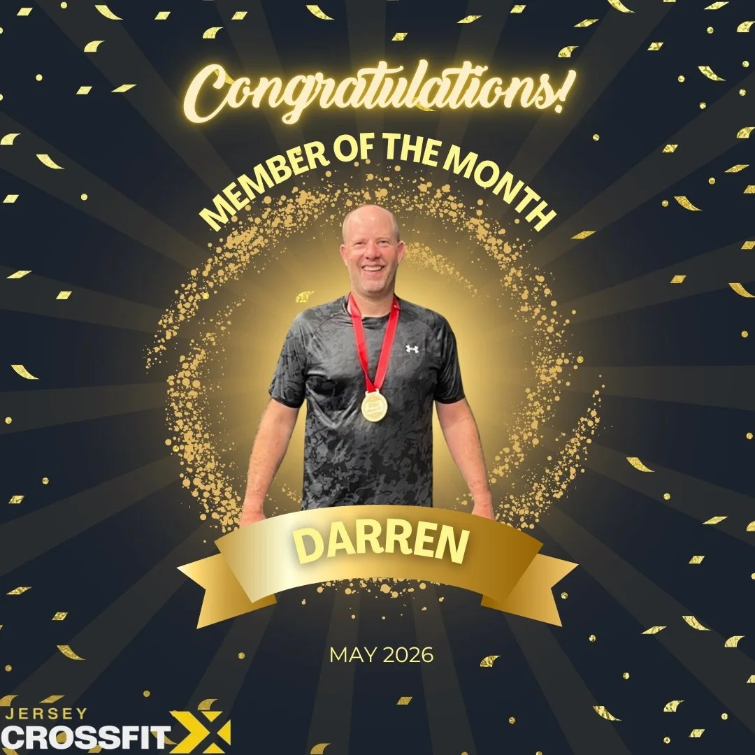 🏆 MEMBER OF THE MONTH - MAY 🏆

A huge congratulations to Darren for earning our Member of the Month award for May!

Darren consistently shows up, puts in 100% effort every session, and leads by example with his dedication and work ethic. Not only d