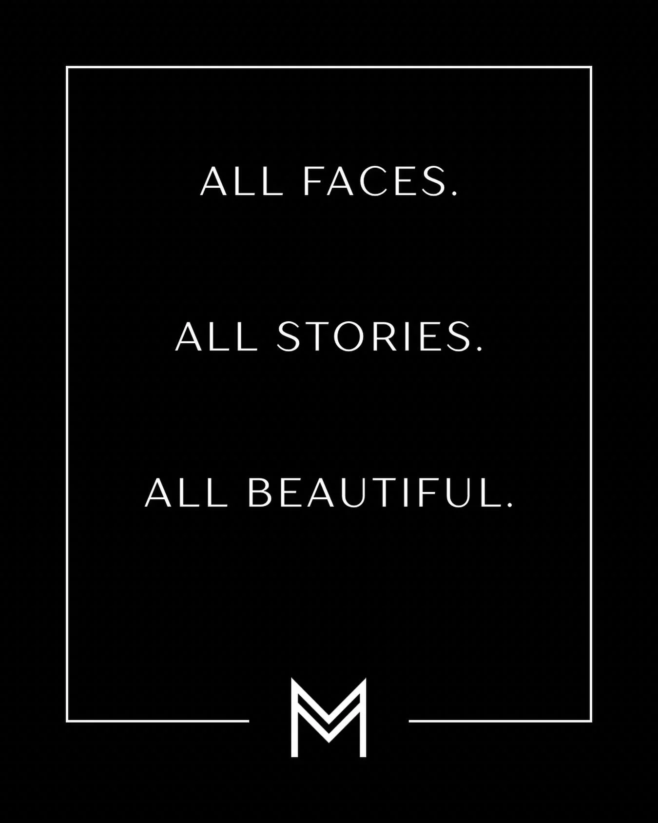 Three things I believe about every single person who sits in my chair. ✨

All faces. All stories. All beautiful.

No exceptions. No asterisks. No &ldquo;but only if.&rdquo;
Every face that comes to me gets my full artistry, my full attention, and my 