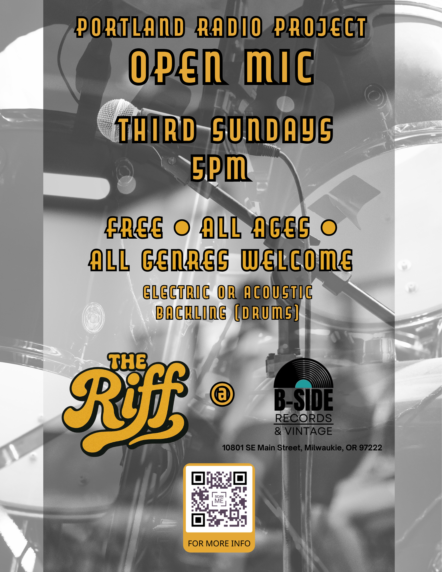 Portland Radio Project Open Mic Night