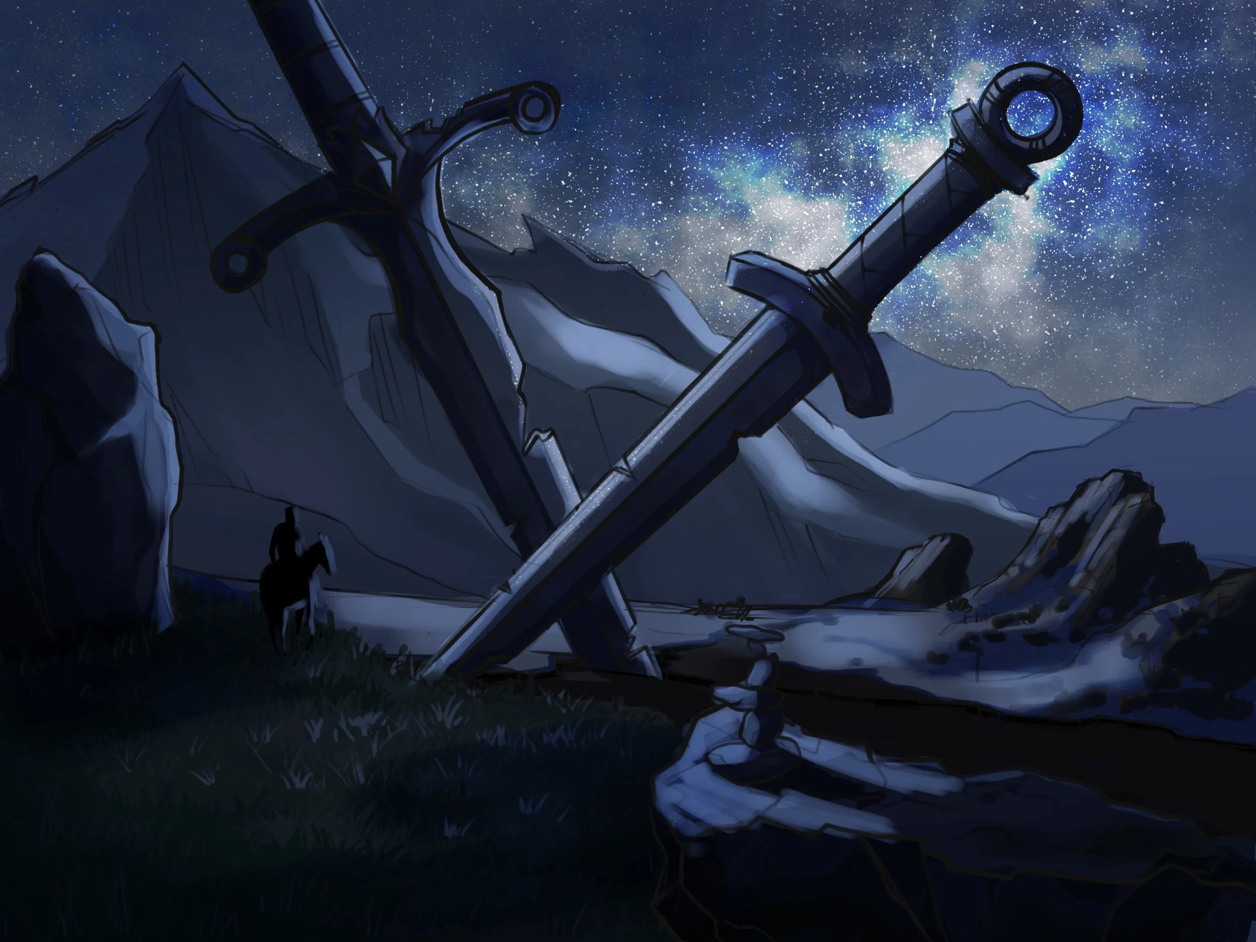 The Cross-Swords of Baravell (environment design)