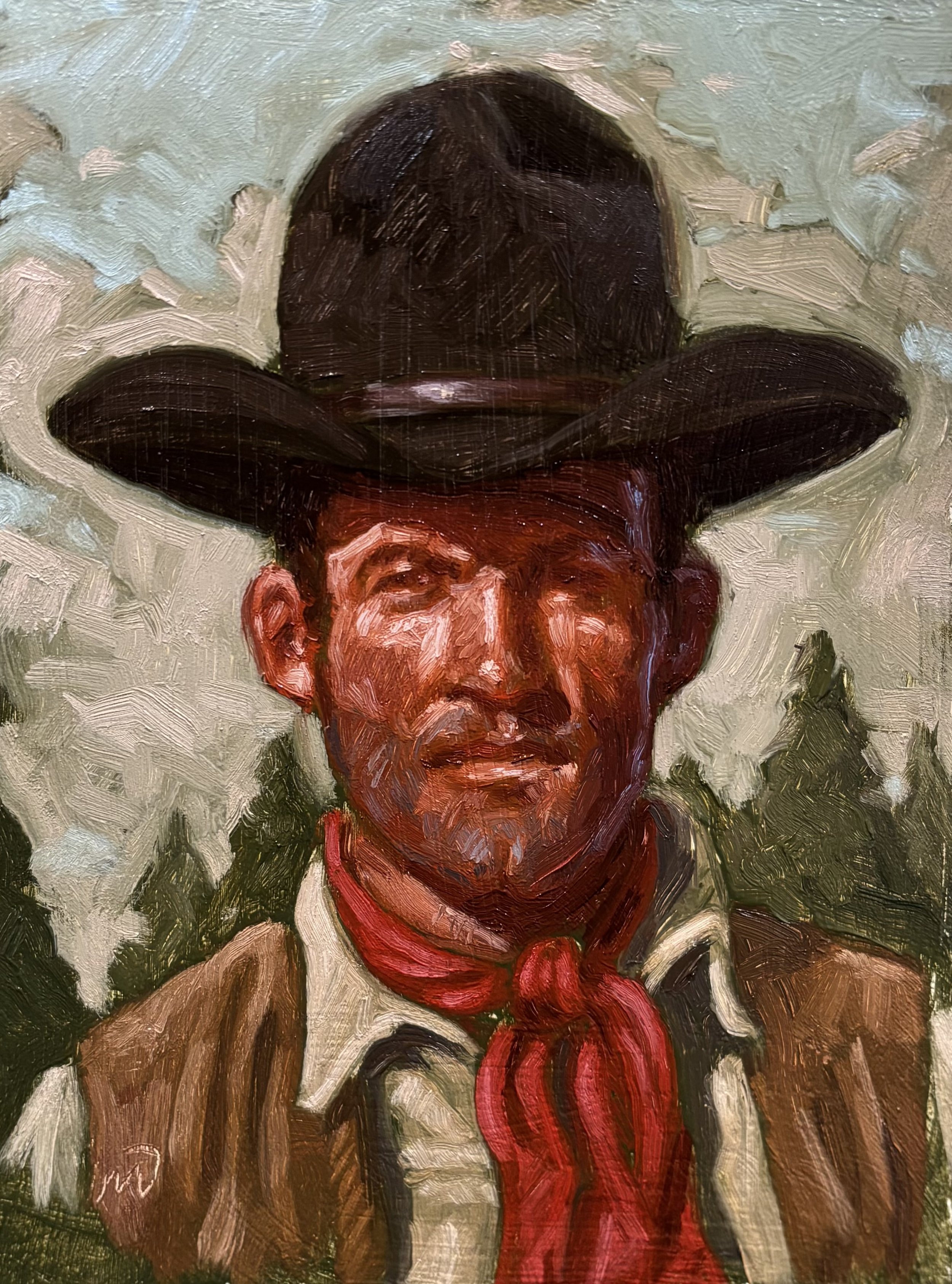 Pine
8x6 
Sold at Parsons Gallery of The West