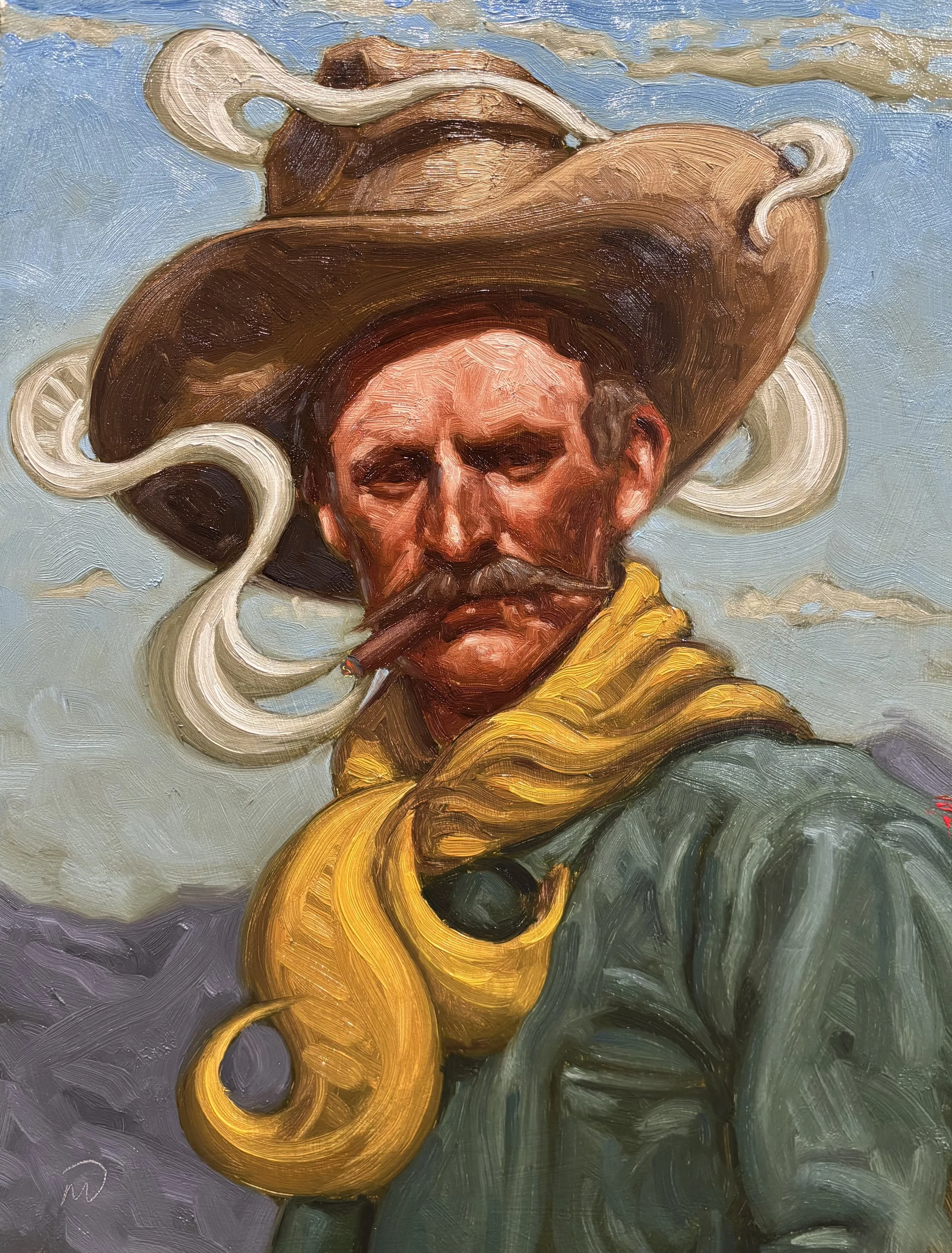 Steely Eyed
12x16
Sold at Scottsdale Ferrari Art Week