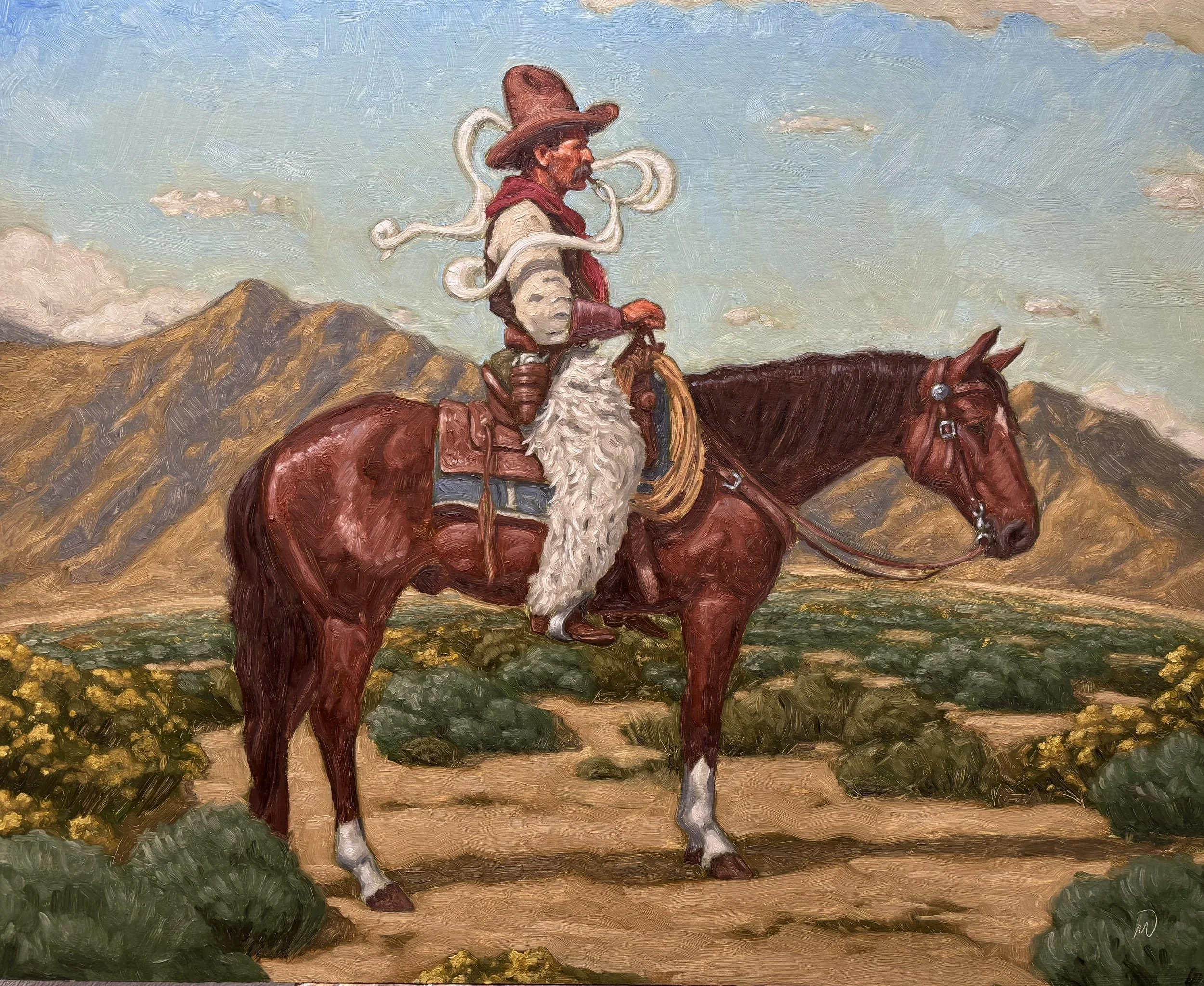 Silent Smoke
24x30 
Sold at Parson Gallery of The West