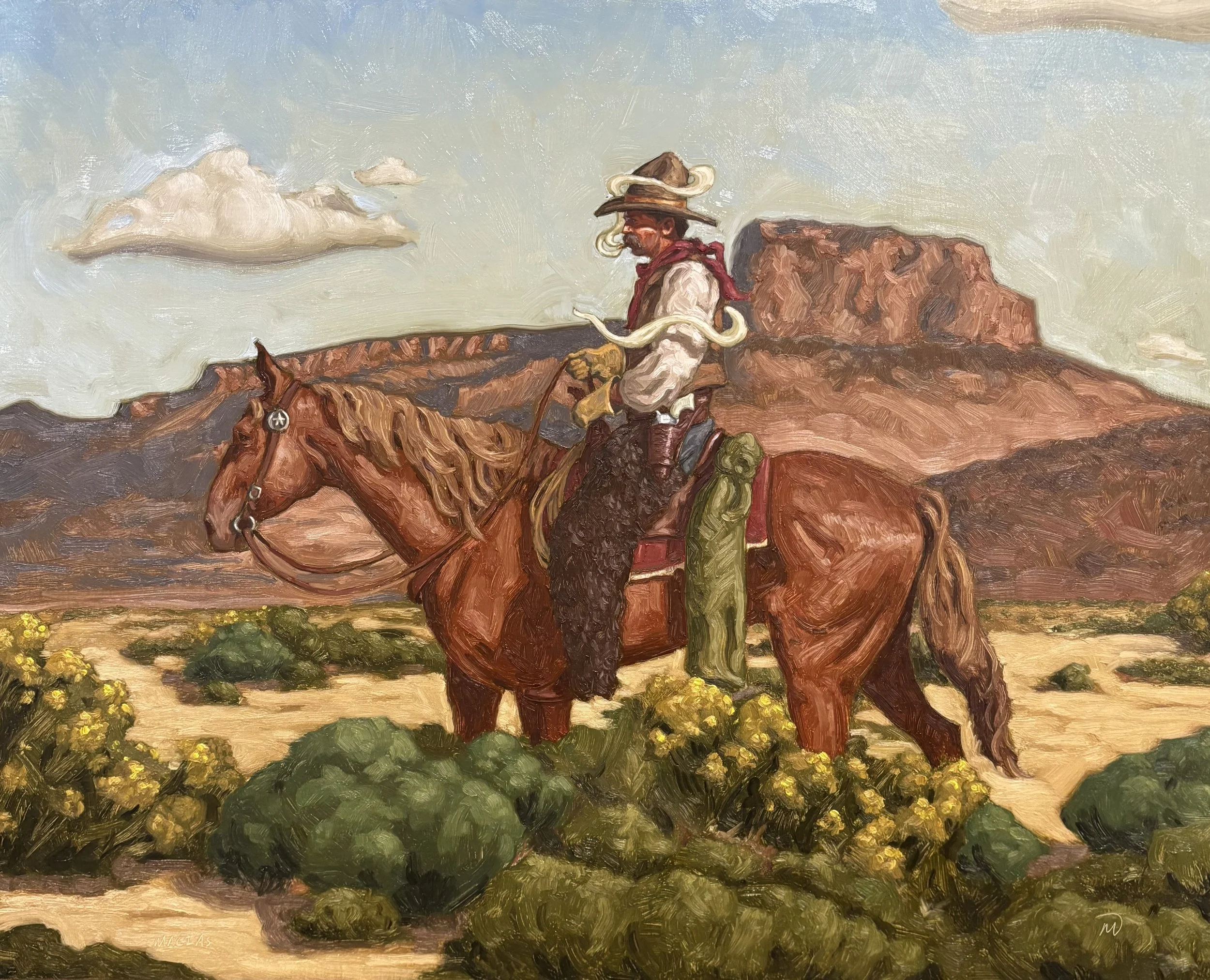 He Rode Alone
30x24
Sold at The Far West