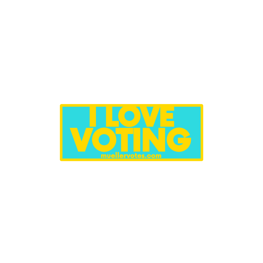 Sticker - I Love Voting