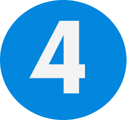 Number 4 inside a blue circle.