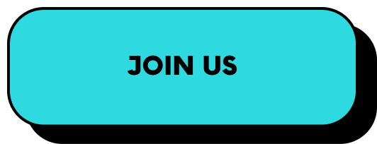 Button with rounded edges and a blue background that says 'Join Us' in black text.