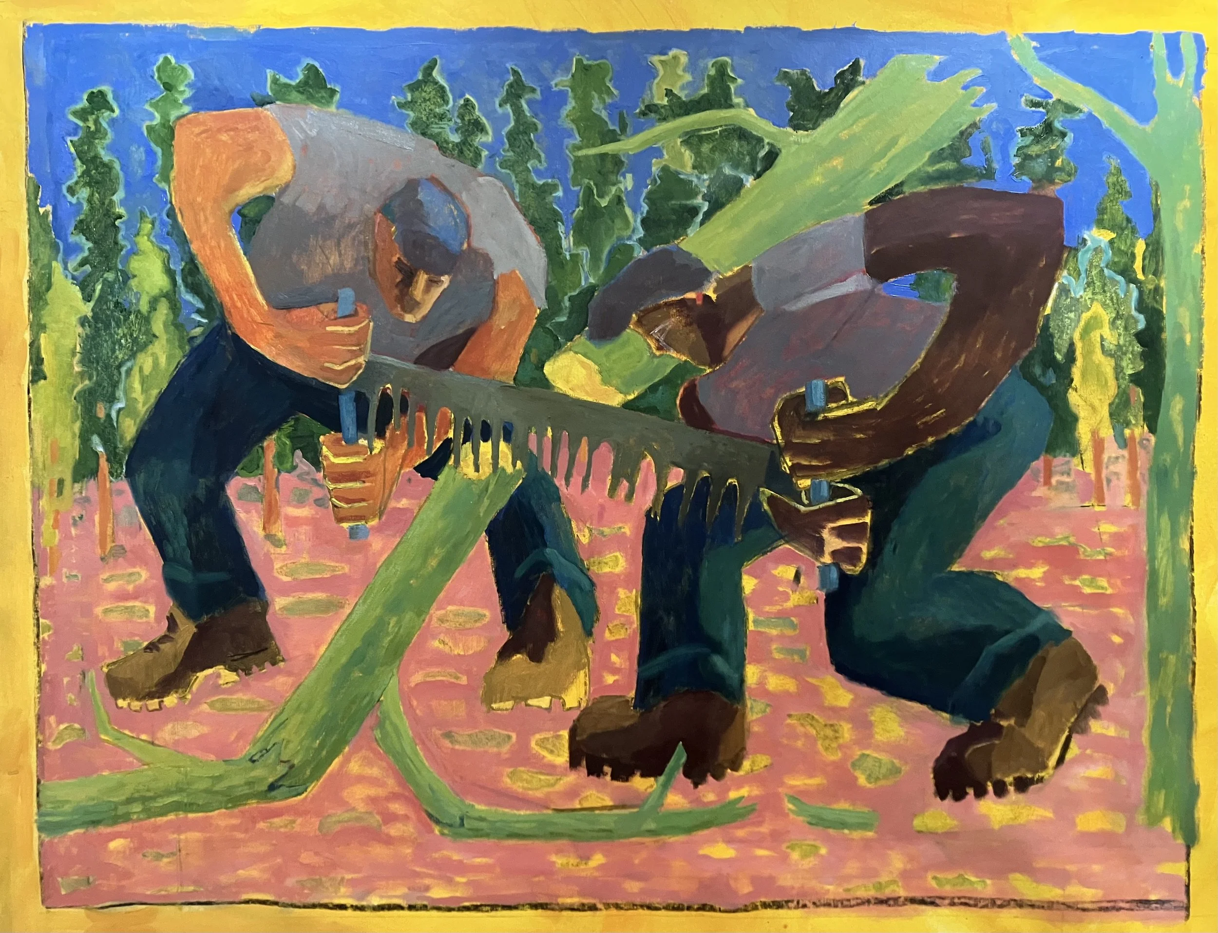 Alpha Beta Alpha Alpha, oil on canvas, 120 x 170 cm
