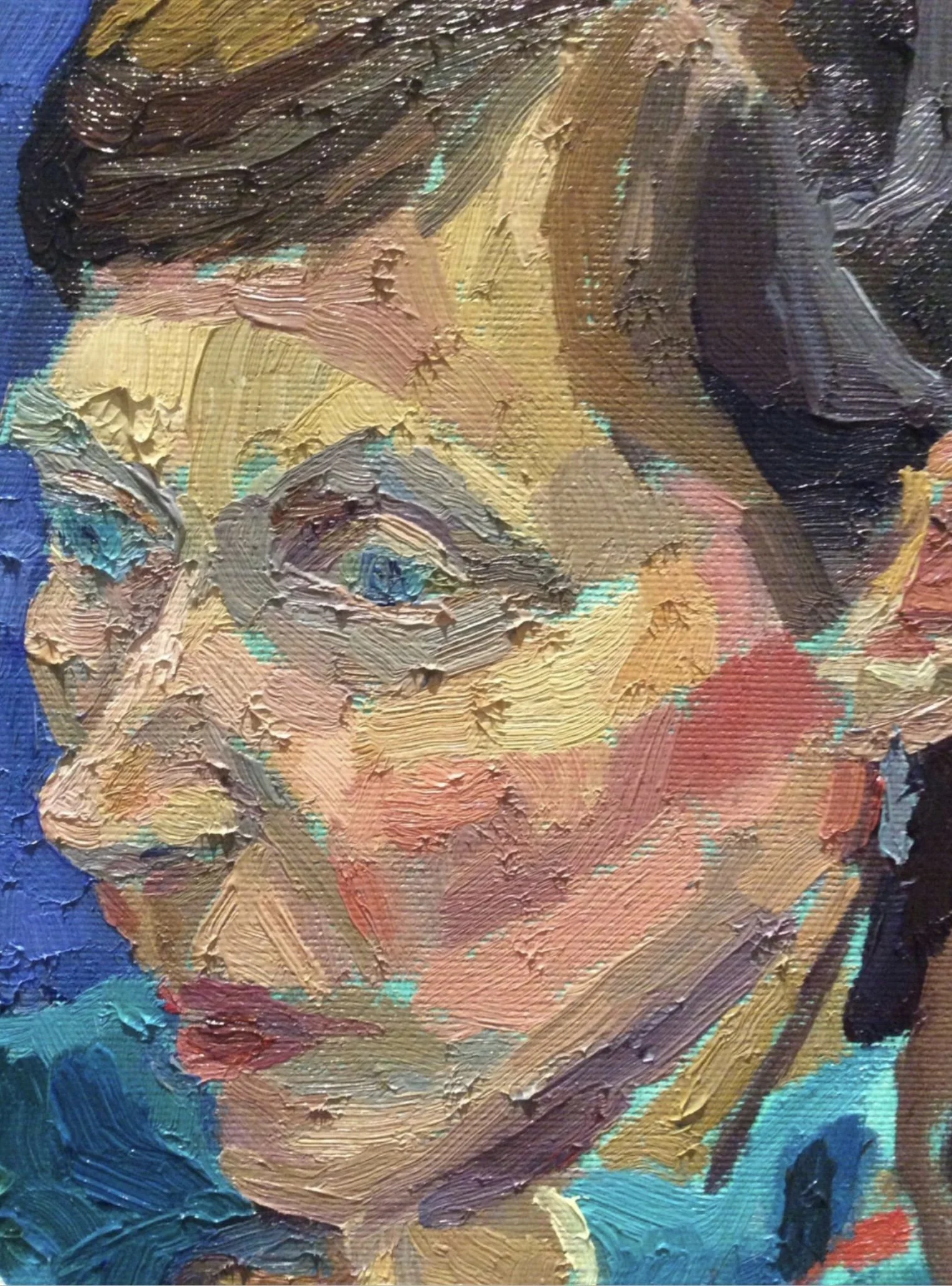 Iris, 2018, oil on canvas, 30 x 40cm