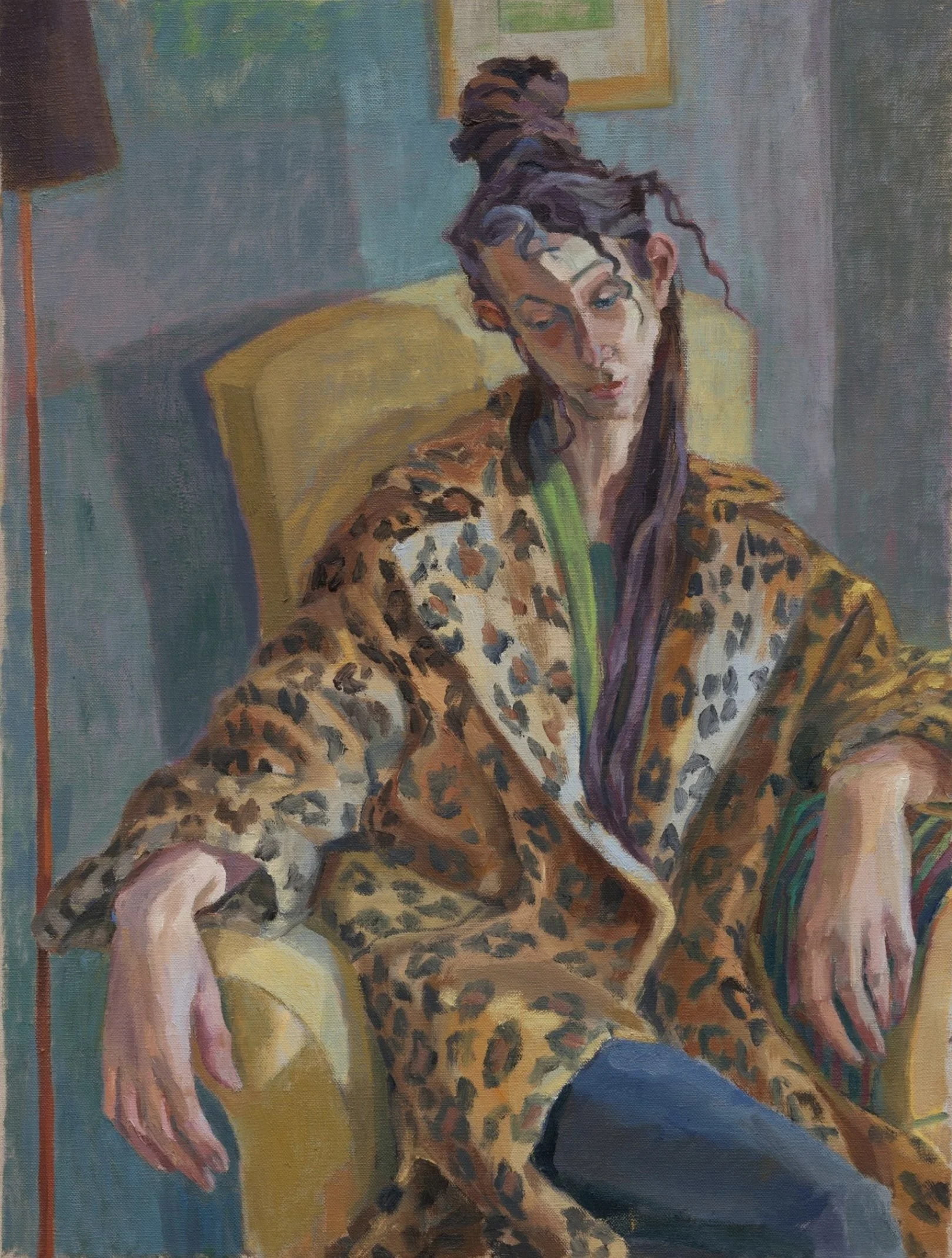 Ruth, 2018, oil on canvas, 60 x 40 cm. Shortlisted for BP Portrait Prize