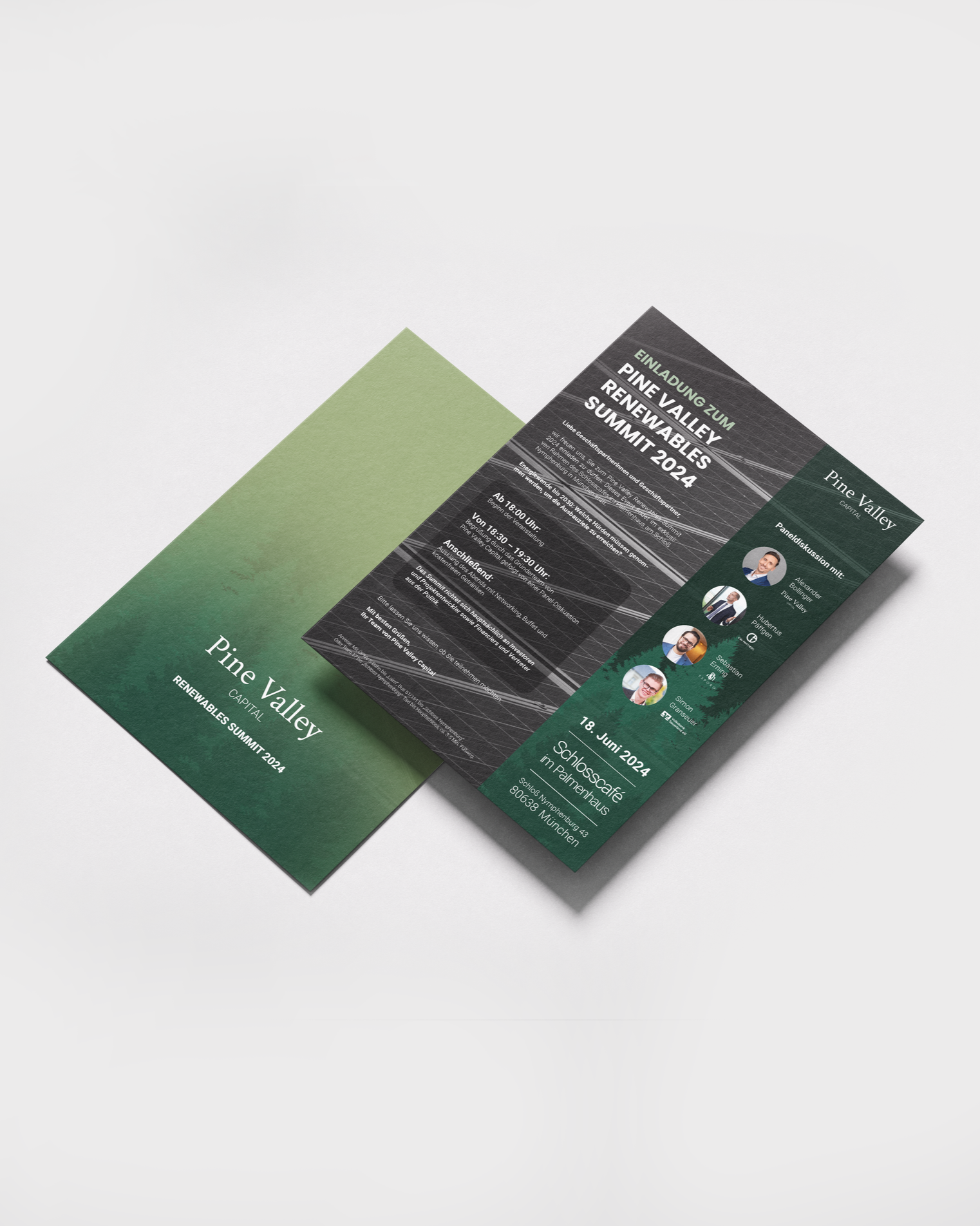 Design for Digital & Print Assets for Pine Valley Capital