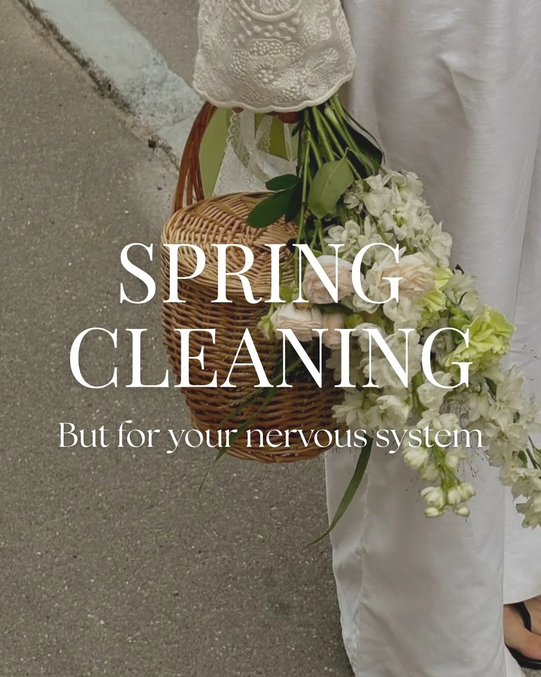 Spring cleaning isn&rsquo;t just for your home 🌿

Sometimes it&rsquo;s for your nervous system.
For the expectations you absorbed.
The guilt you&rsquo;ve been carrying.
The weight that was never yours to hold.
You&rsquo;re allowed to put something d