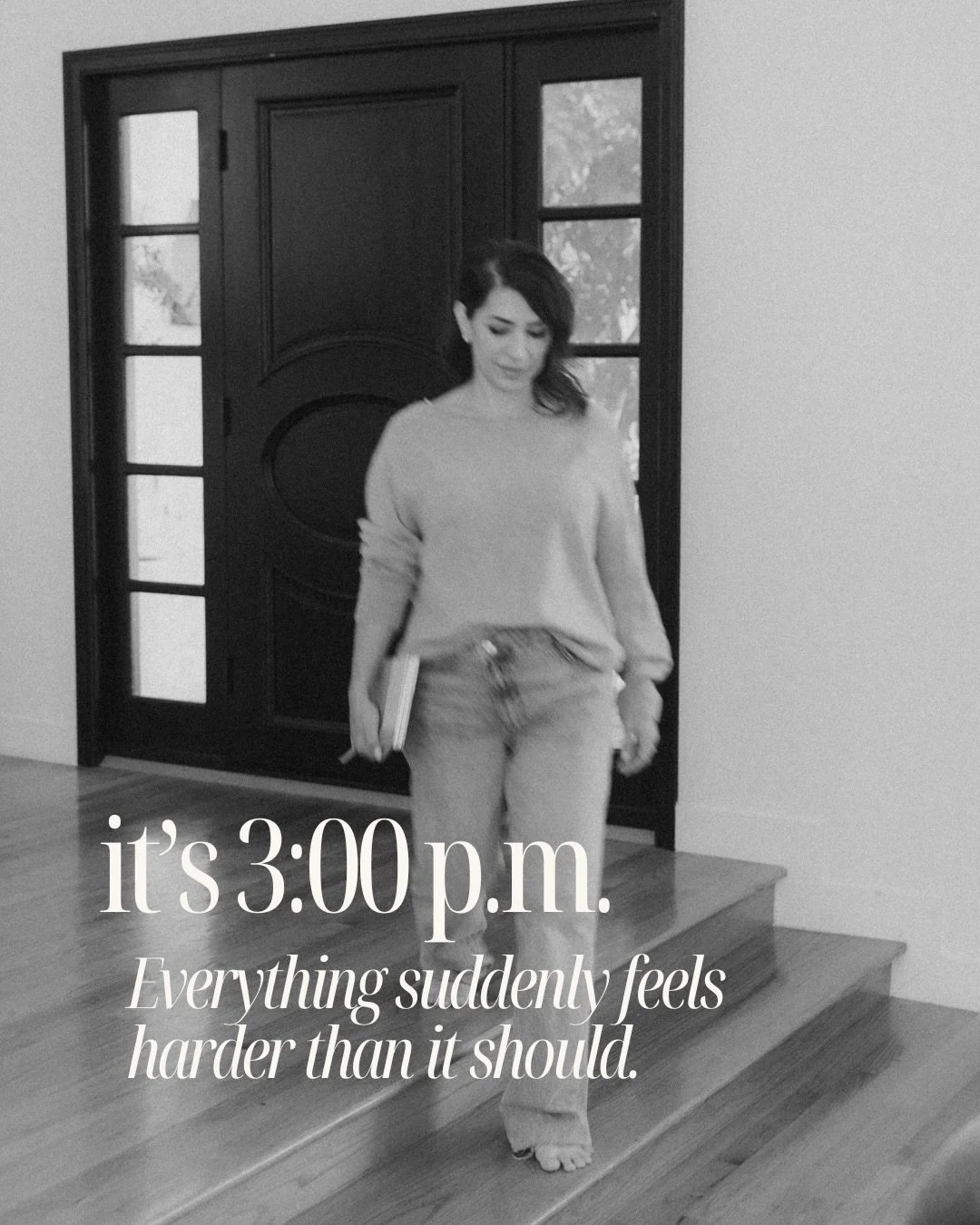 It&rsquo;s 3pm. Everyone needs something from you at the exact same moment, and suddenly small things feel so big. 

This isn&rsquo;t a flaw. It&rsquo;s your nervous system telling you it&rsquo;s tired. Pause. Take a small reset. Step outside. Grab a