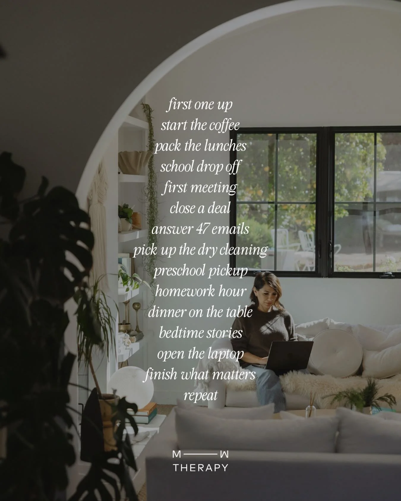 Nobody warned you that doing it all would leave you wondering where *you* went. 

👋🏼 Hey we&rsquo;re MotherWell &mdash; therapists for moms who are becoming someone new, while honoring who they&rsquo;ve always been.

We&rsquo;re accepting new clien