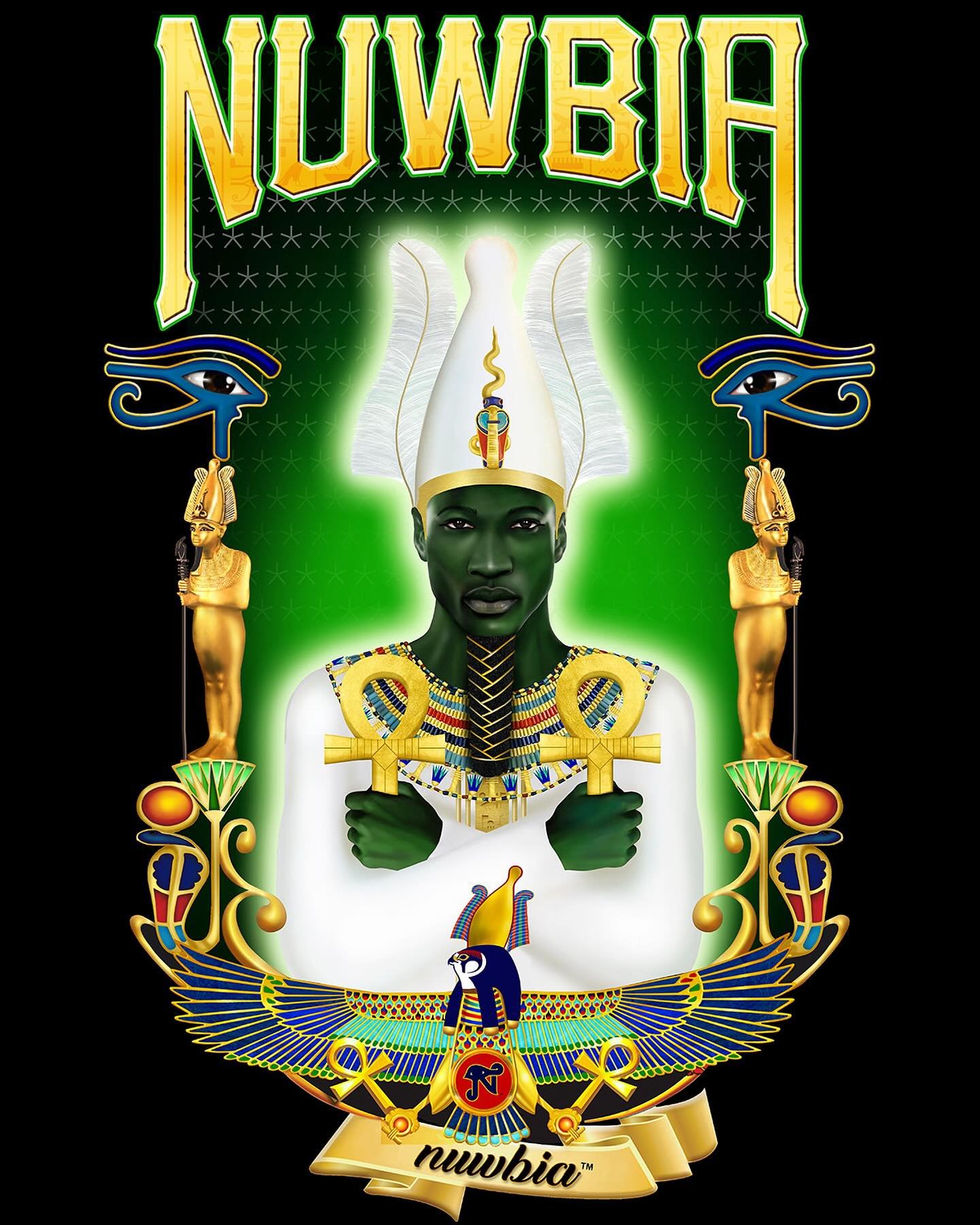 Decided to add some flavor to the new Asar tee&hellip; NUWBIA Fall Collection coming soon.  ASAR (falsely called Osiris) 𓊨𓁹𓀭 𓊹𓀭 Son of GEB 𓅭𓃀 , Beloved King of the Neteru Given Life and Stability𓇓𓏏𓊹𓊹𓊹 𓌸𓇌𓏙𓋹𓊽. Master of Abydos𓎟𓍋𓃀𓈋?