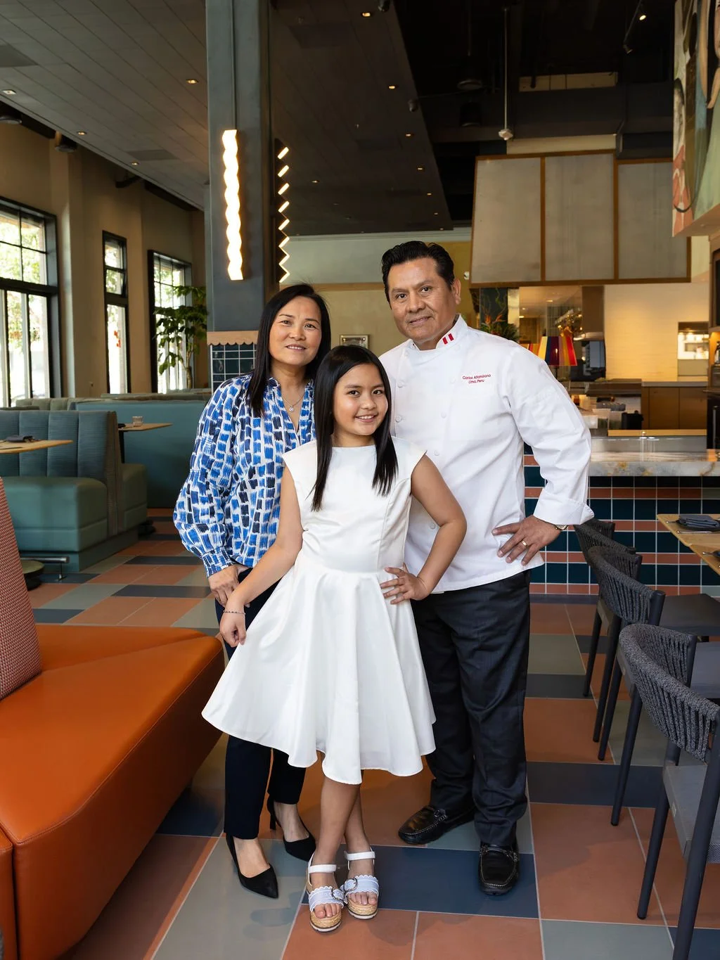 Carlos, Shu and Sofia Altamirano