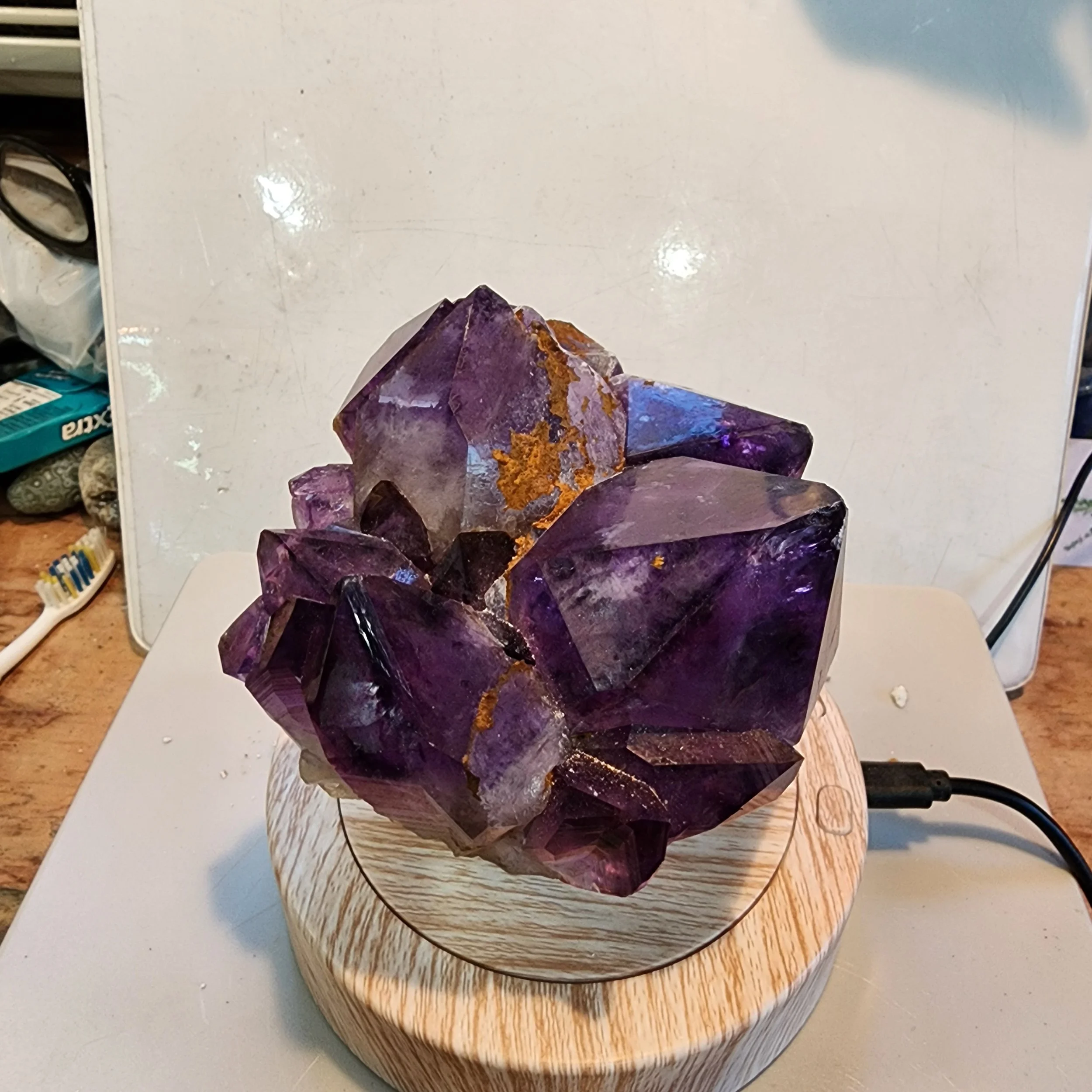Amethyst Cluster - large crystals