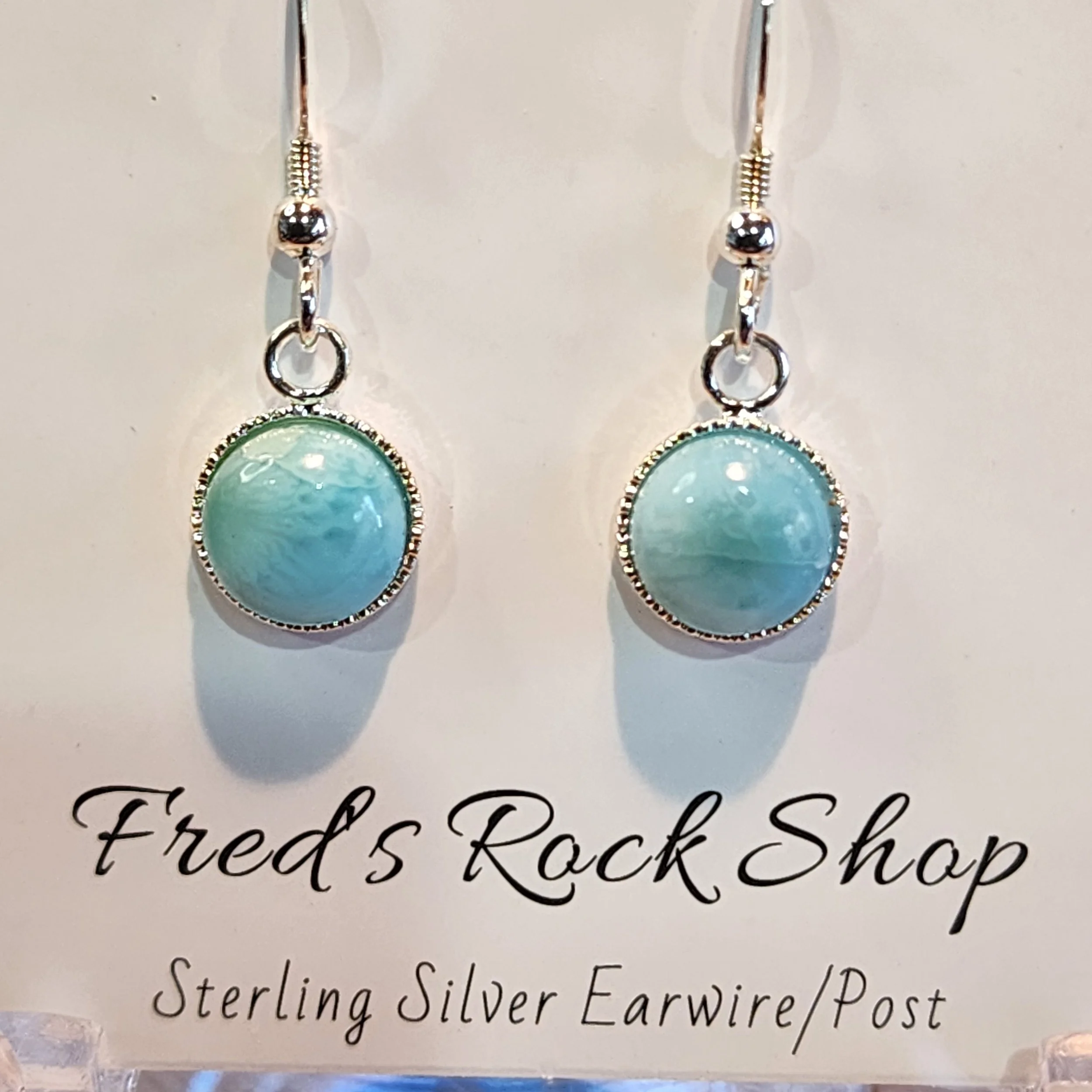 Larimar Earrings