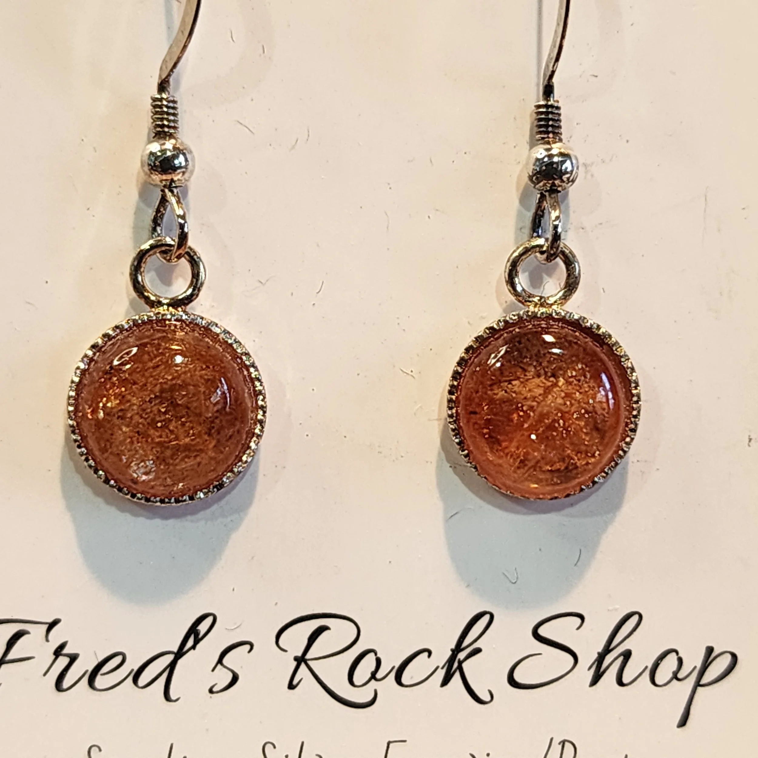 Sunstone Earrings