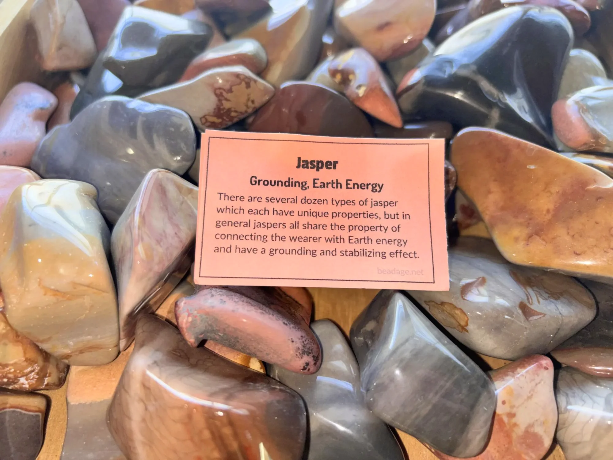 jasper-mixed-tumbled-stones-grounding-earth-energy-close-up-freds-rock-shop-putney-vt.webp