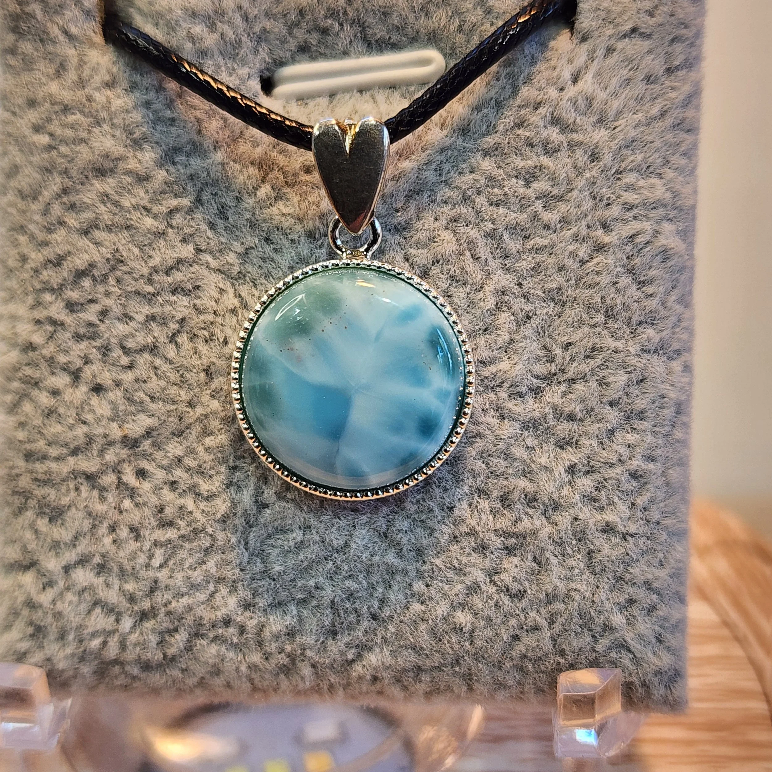 Elegant Larimar Pendant