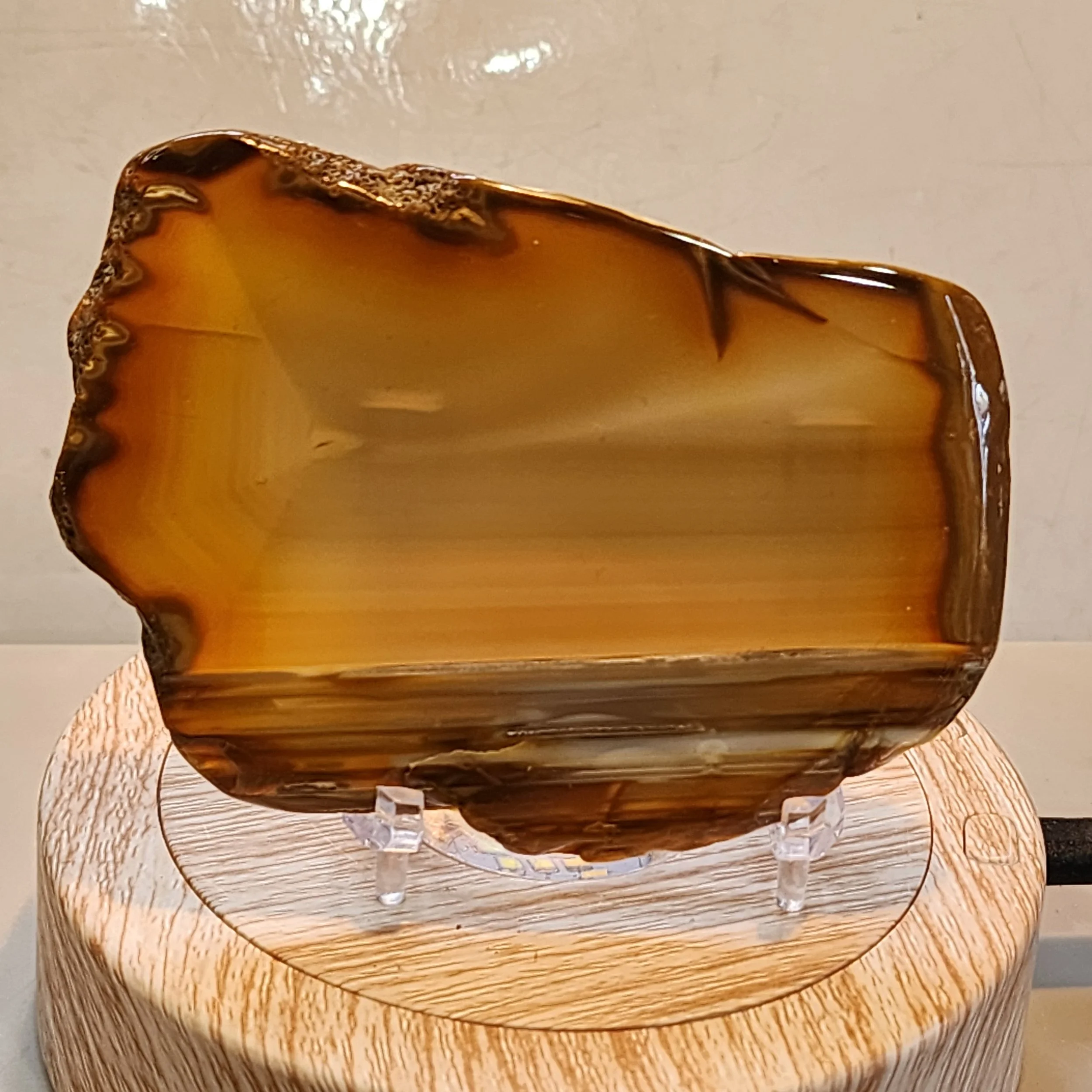 Beautiful Brazilian slab w/ stand